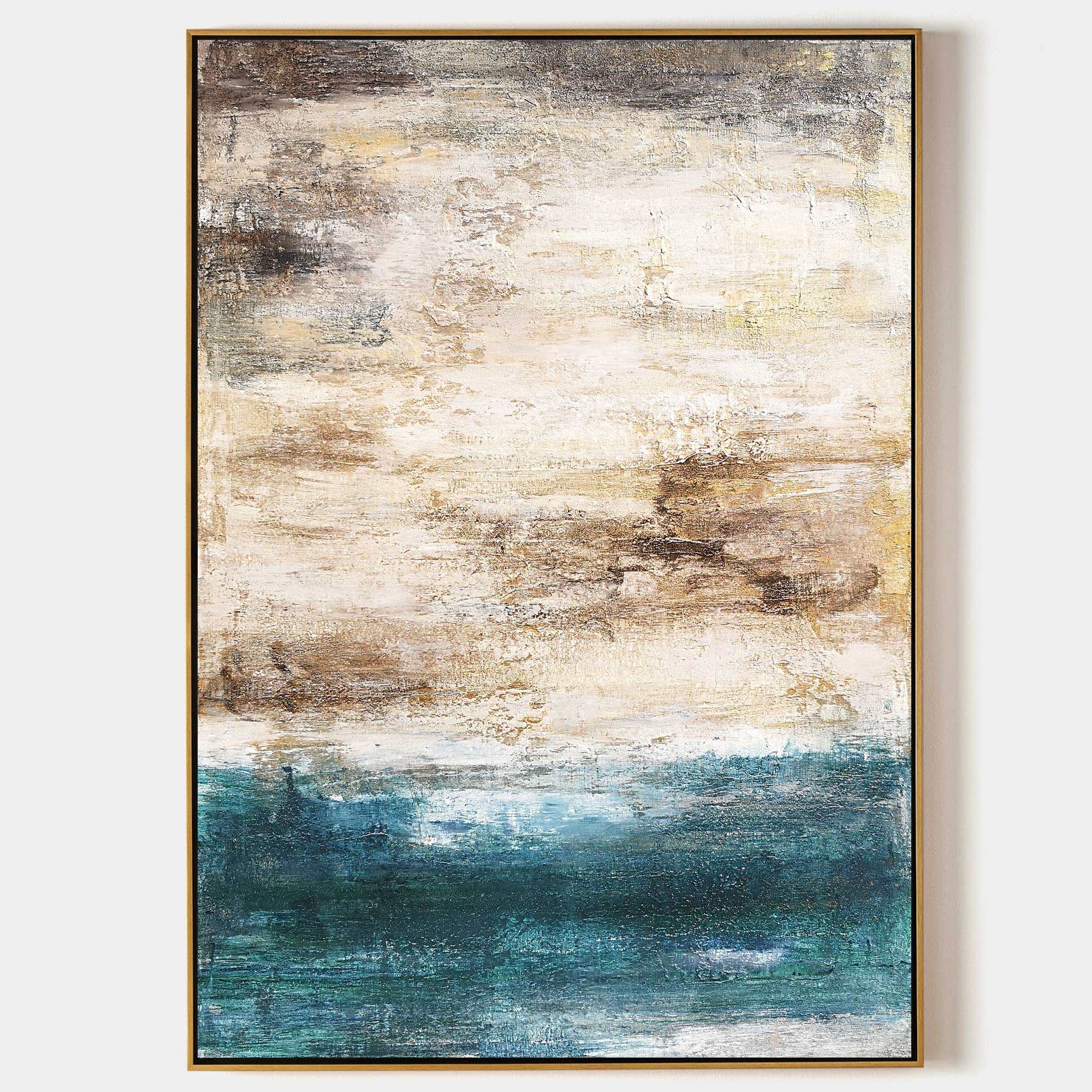 Abstract Beach Painting