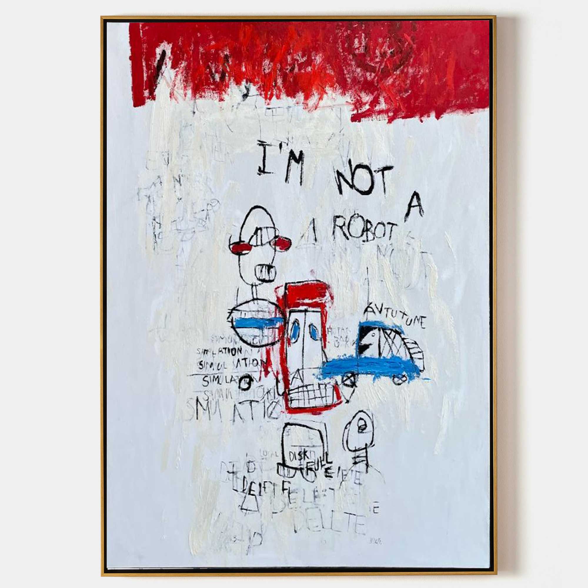 Wall Art Abstract Graffiti Cartoon Modern
