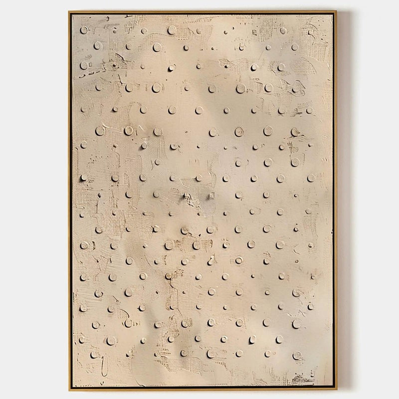 Wall Art Abstract Dot Texture Painting