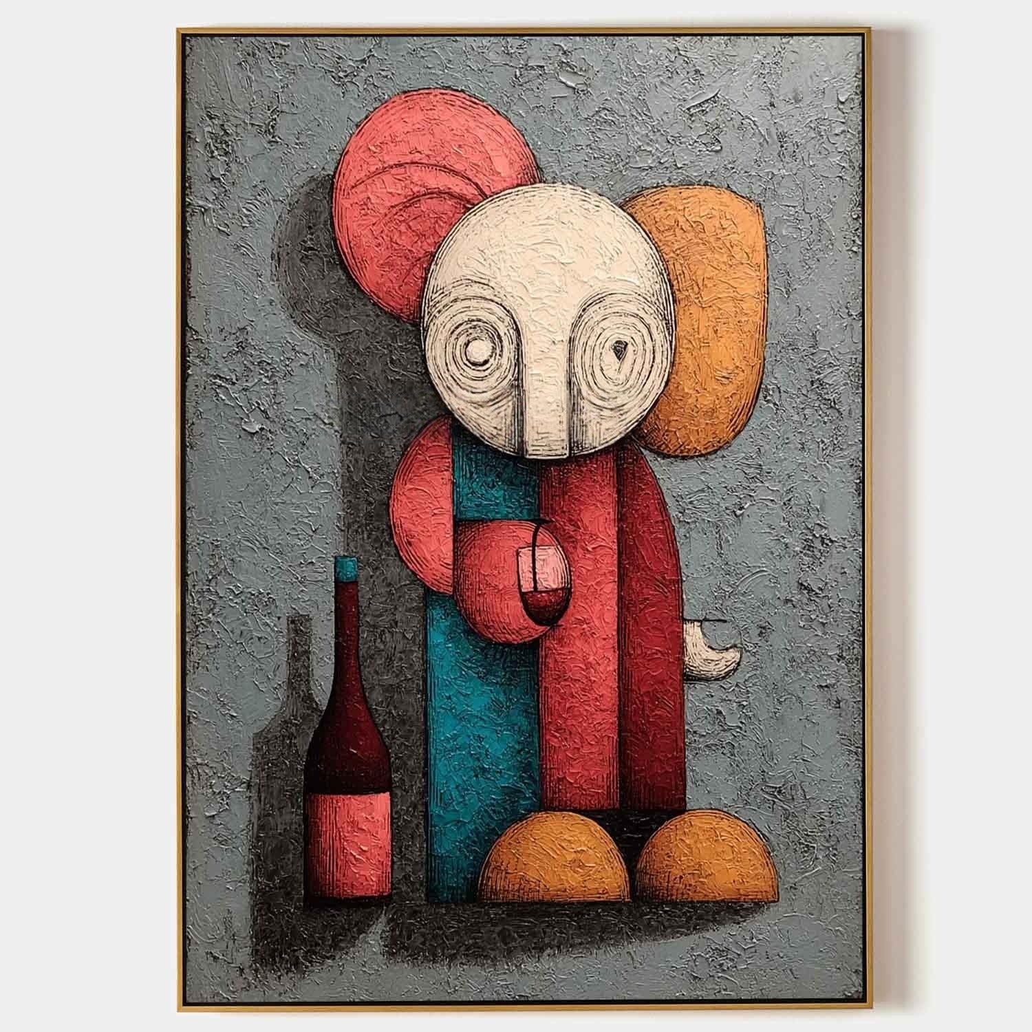 Wall Art Whimsical Kaws Companion