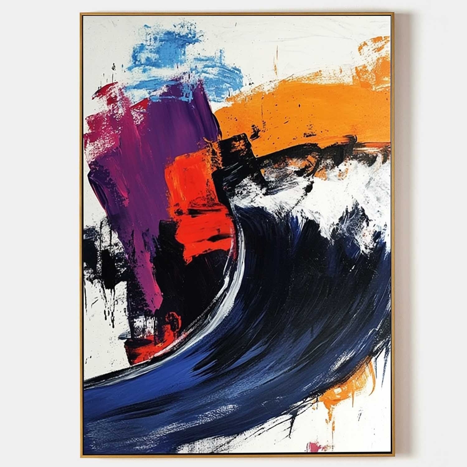 Wall Art Bold Textured Abstract
