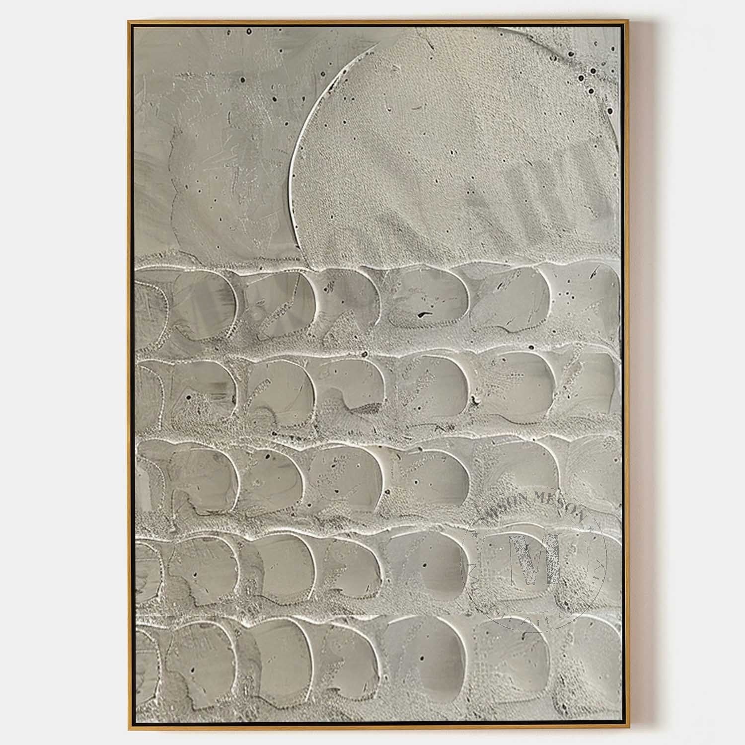 Plaster Art Texture Painting SG345 - Neutralighting