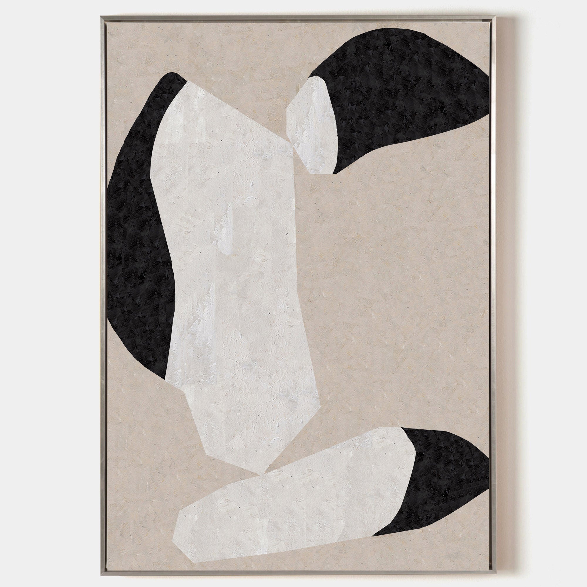 Beige Minimalist Abstract Painting ABAV197 - Neutralighting