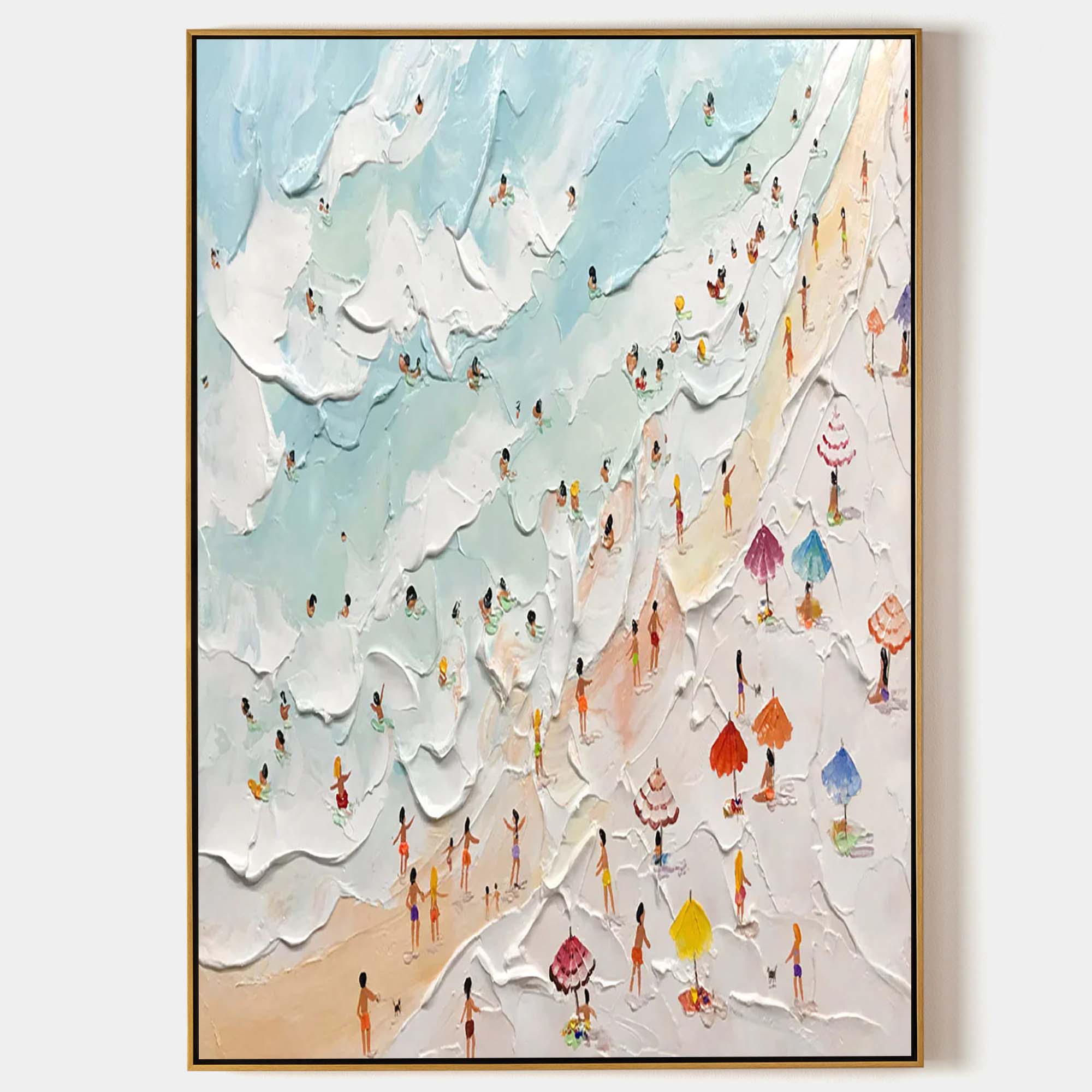 Vacation Plaster Art Texture Painting - Letslighting