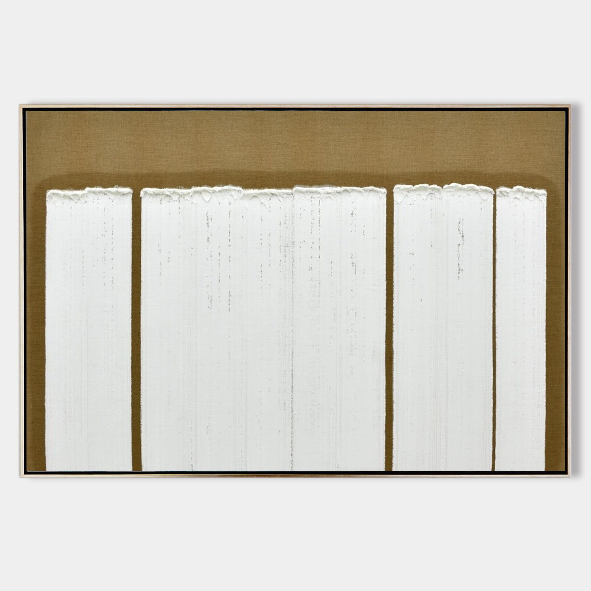 Neutral Palette Textured Minimalist Serene Wall Statement Piece