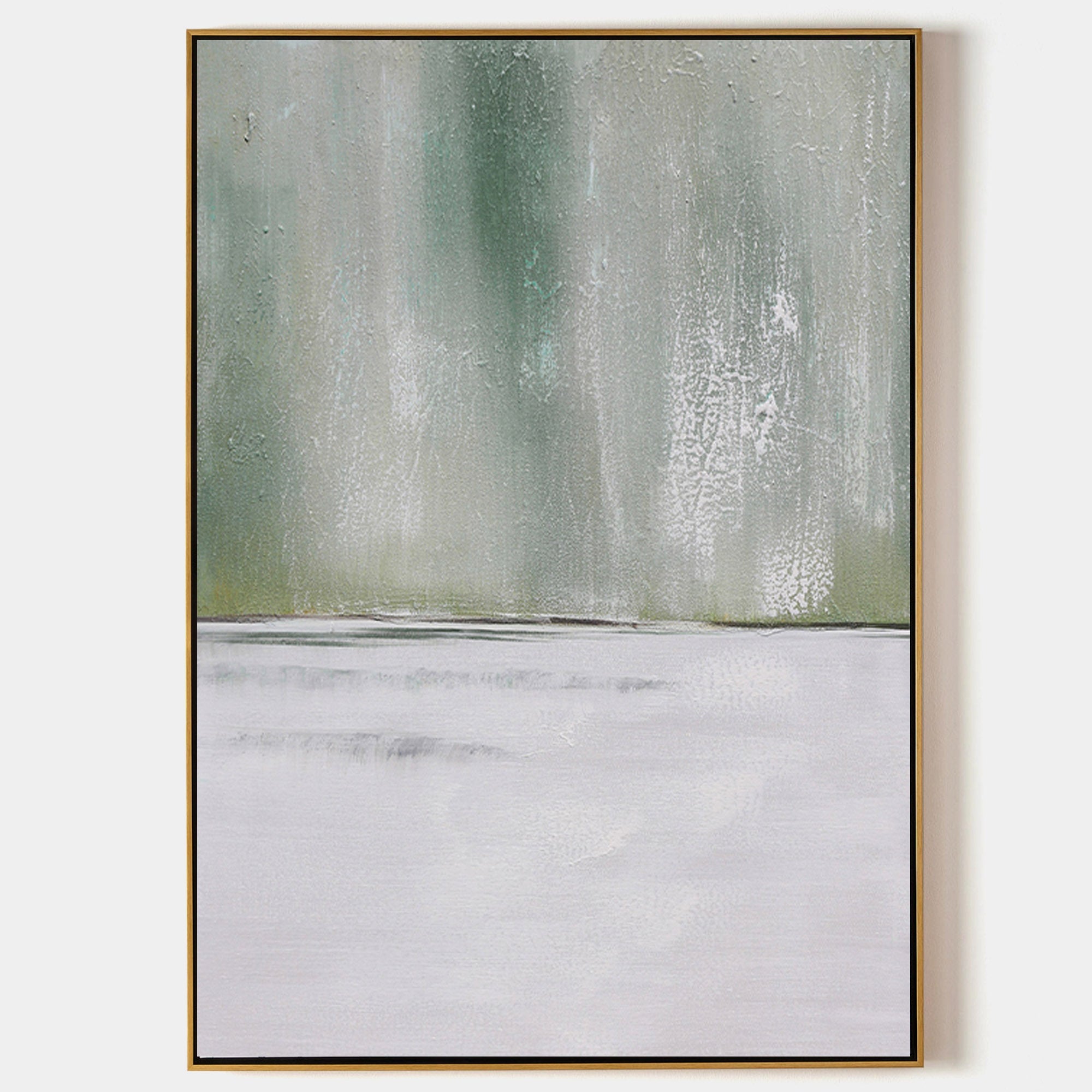 Abstract Green Painting ABAV161 - Neutralighting