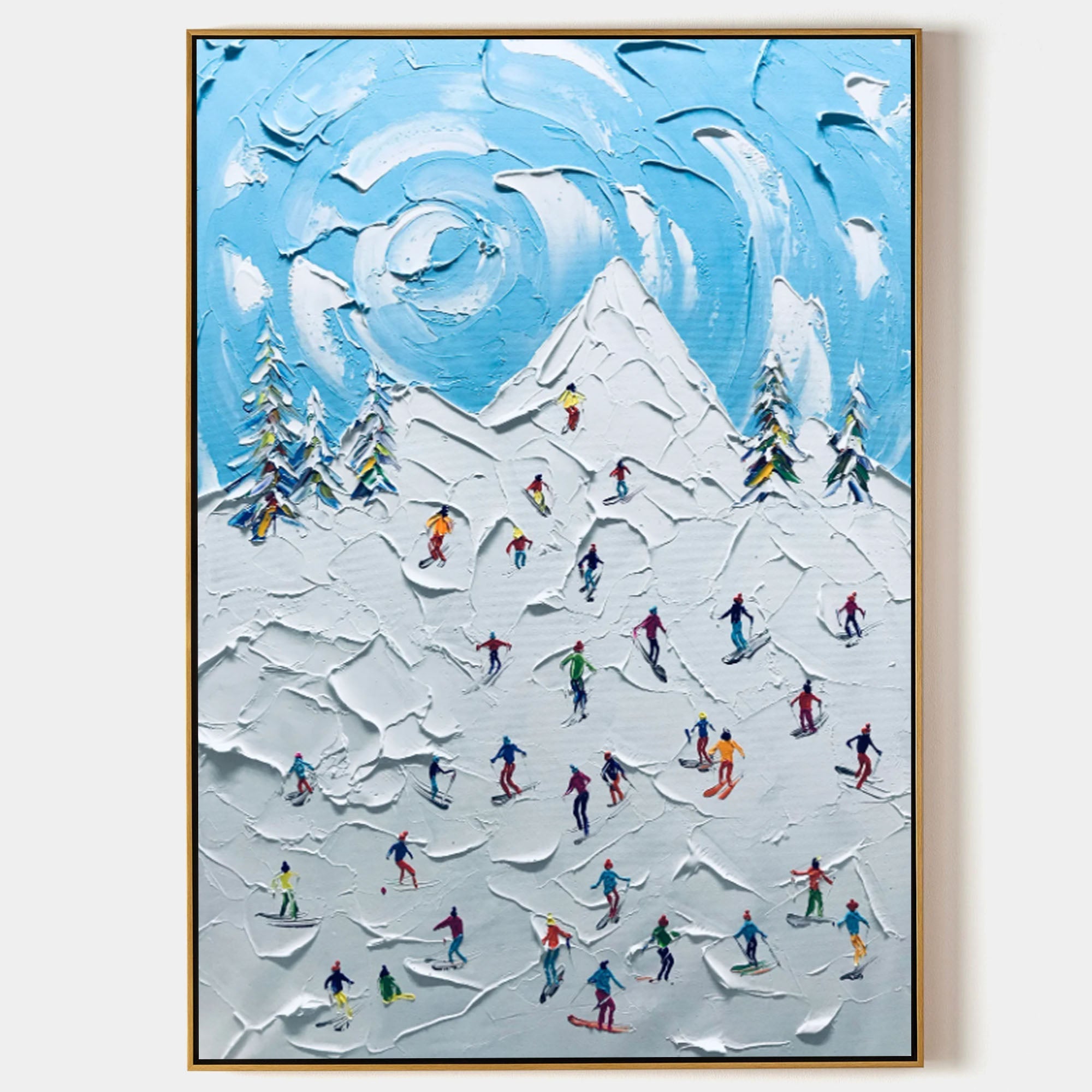 Plaster Art Texture Painting SG181 - Neutralighting