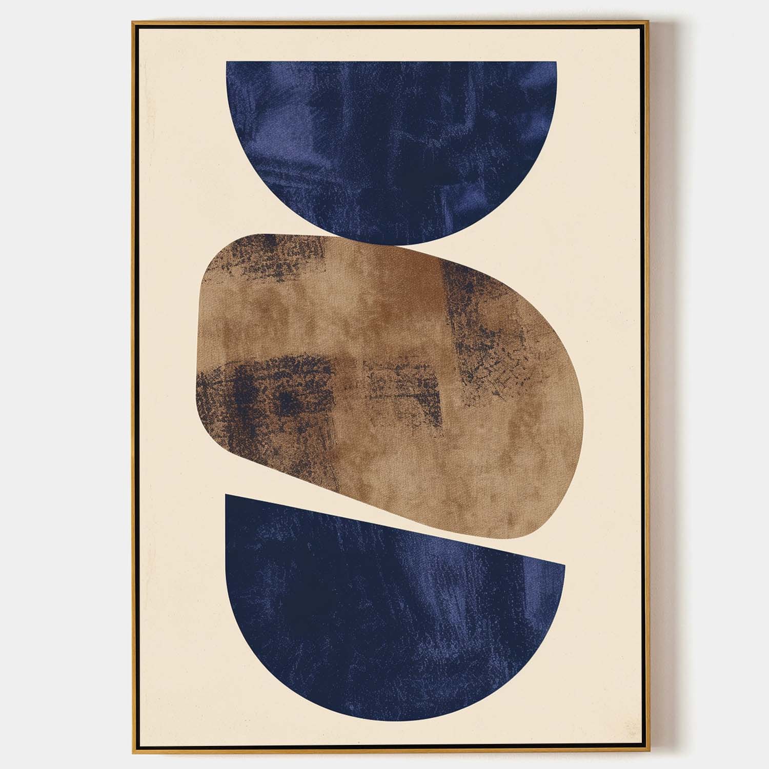 Wall Art Indigo Pebble Balance