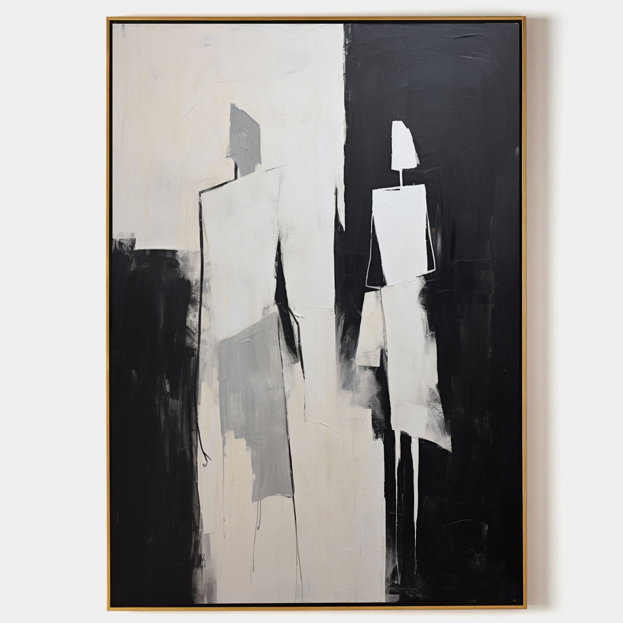 Wall Art Geometric Silhouettes Contemporary Minimalist