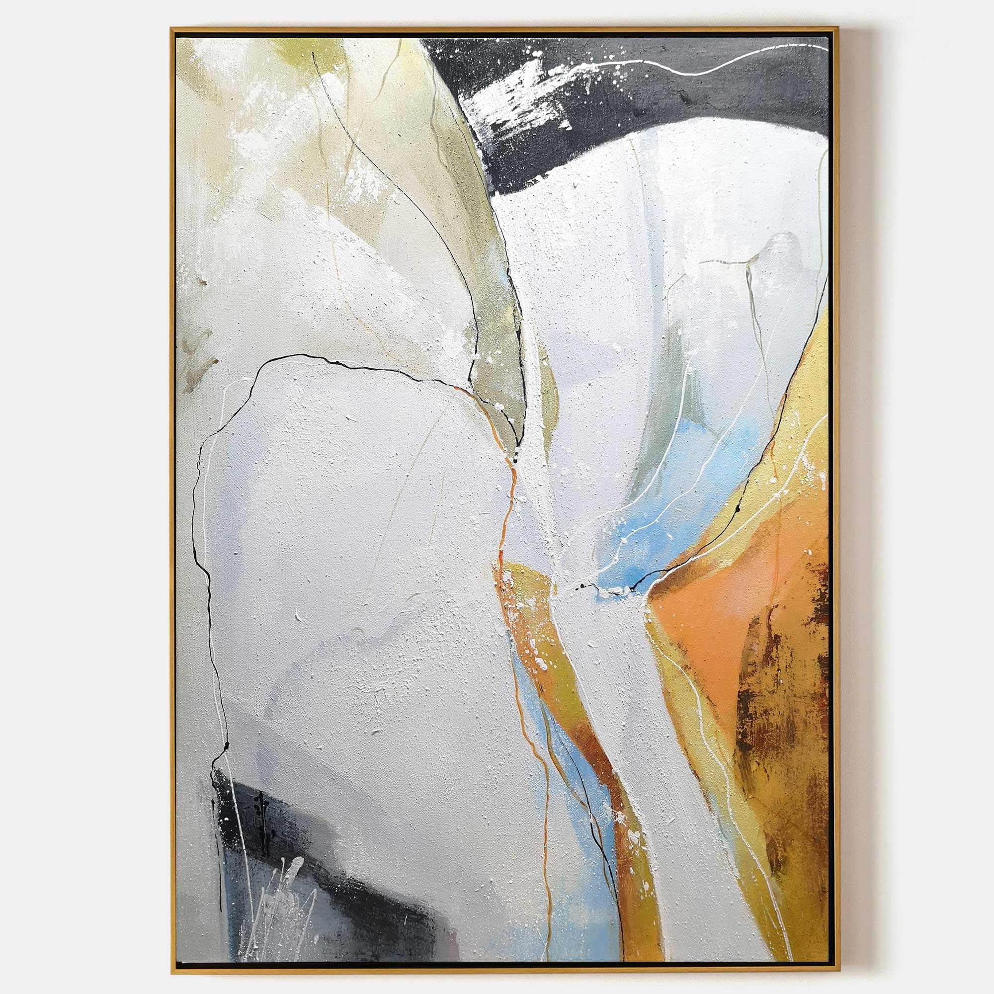Colorful Abstract Geometric Painting ABAV72 - Neutralighting