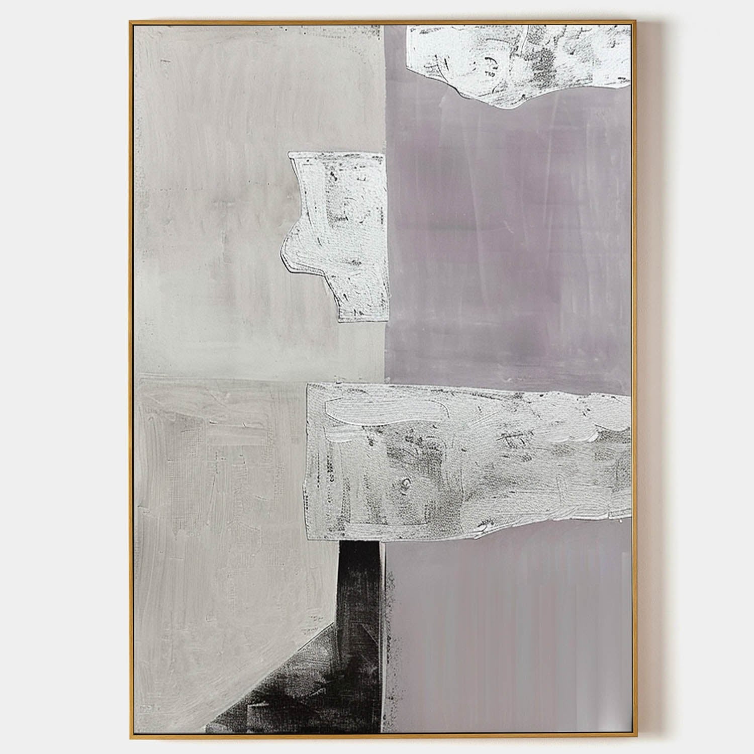 Wall Art Abstract Forms Geometric Soft Gradient