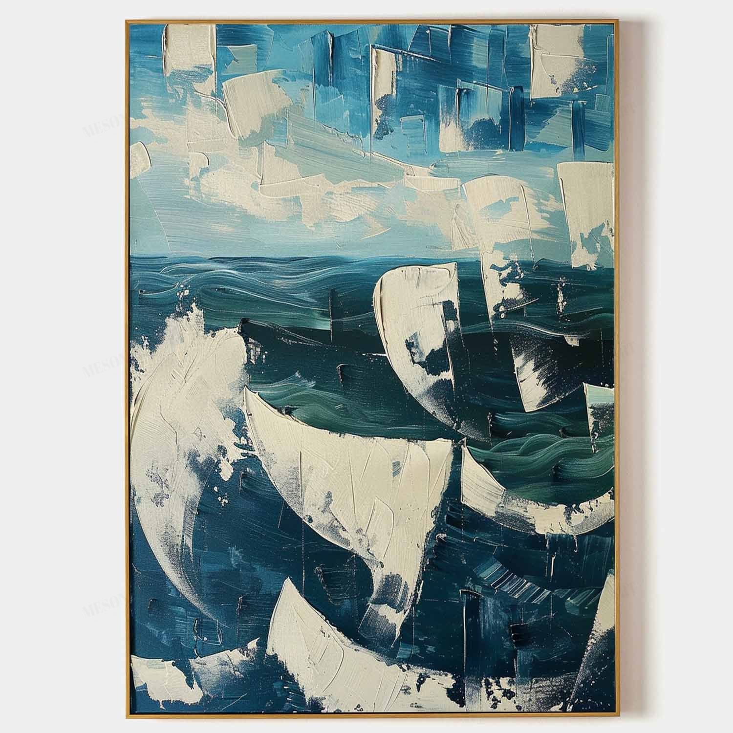 Plaster Art Texture Painting SG283 - Neutralighting