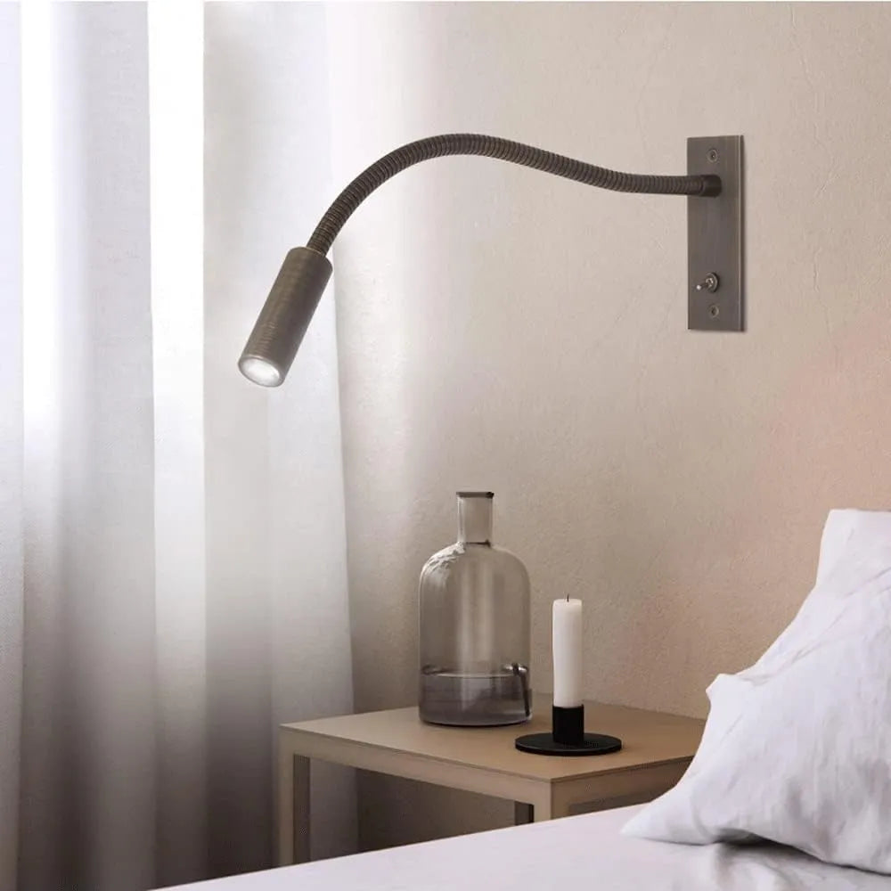 Vynex Minimalist Reading Adjustable Spotlight Wall Lamp