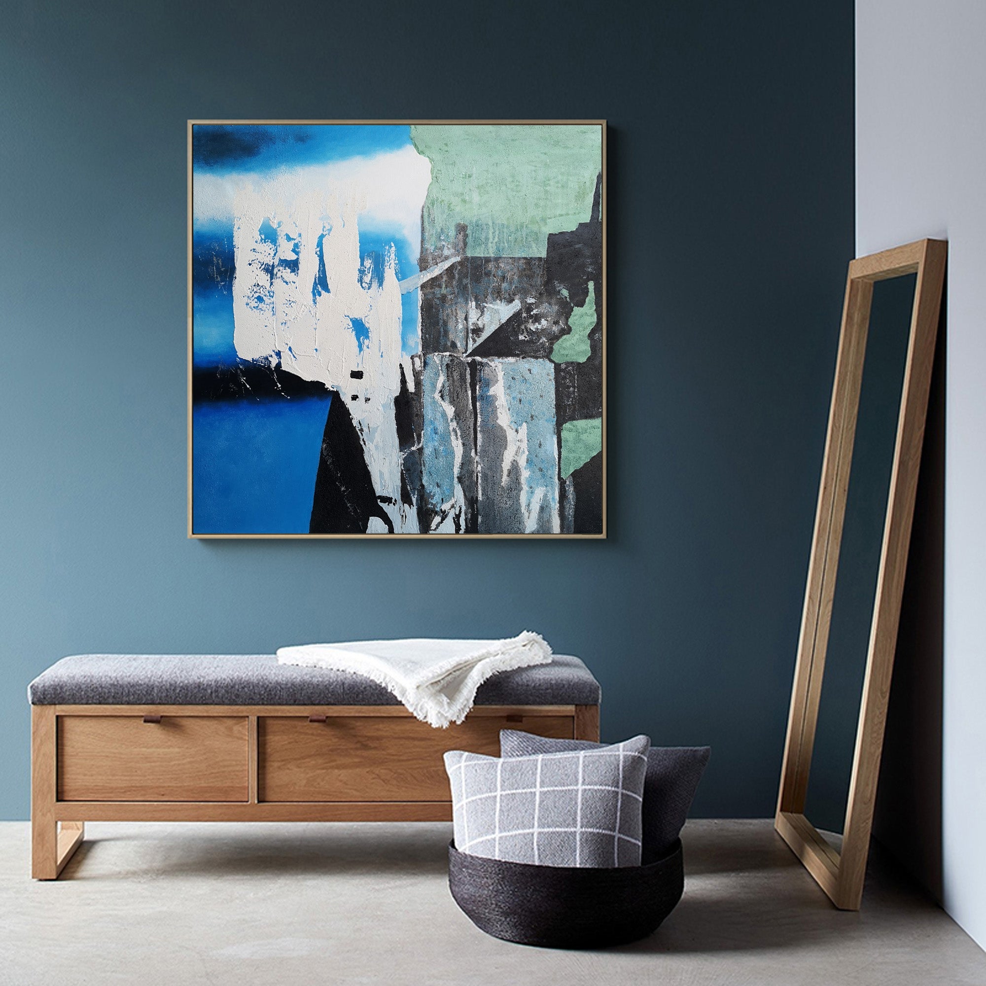 Square Abstract Minimalist Painting