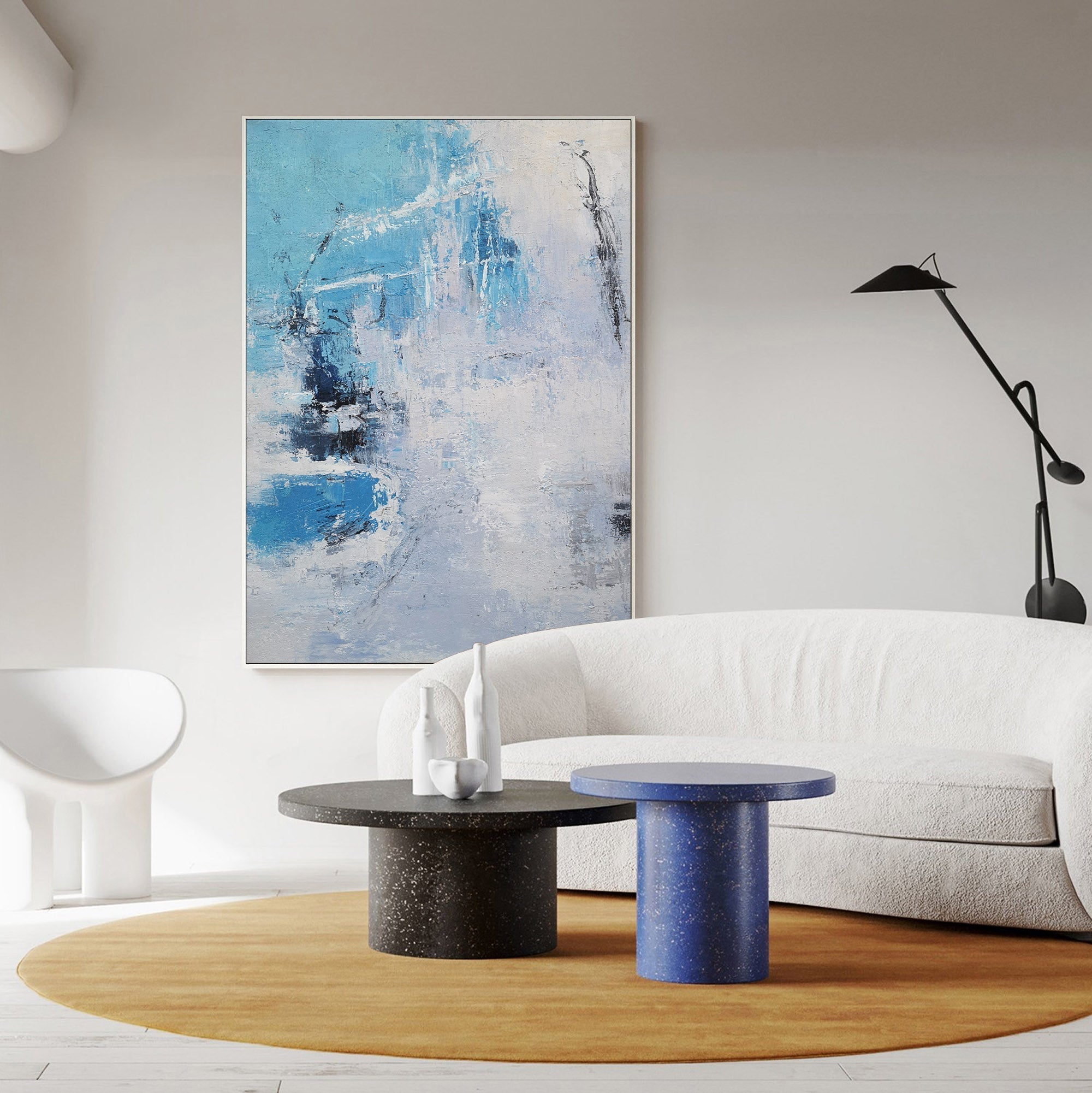 blue And White Painting ABAV91 - Neutralighting