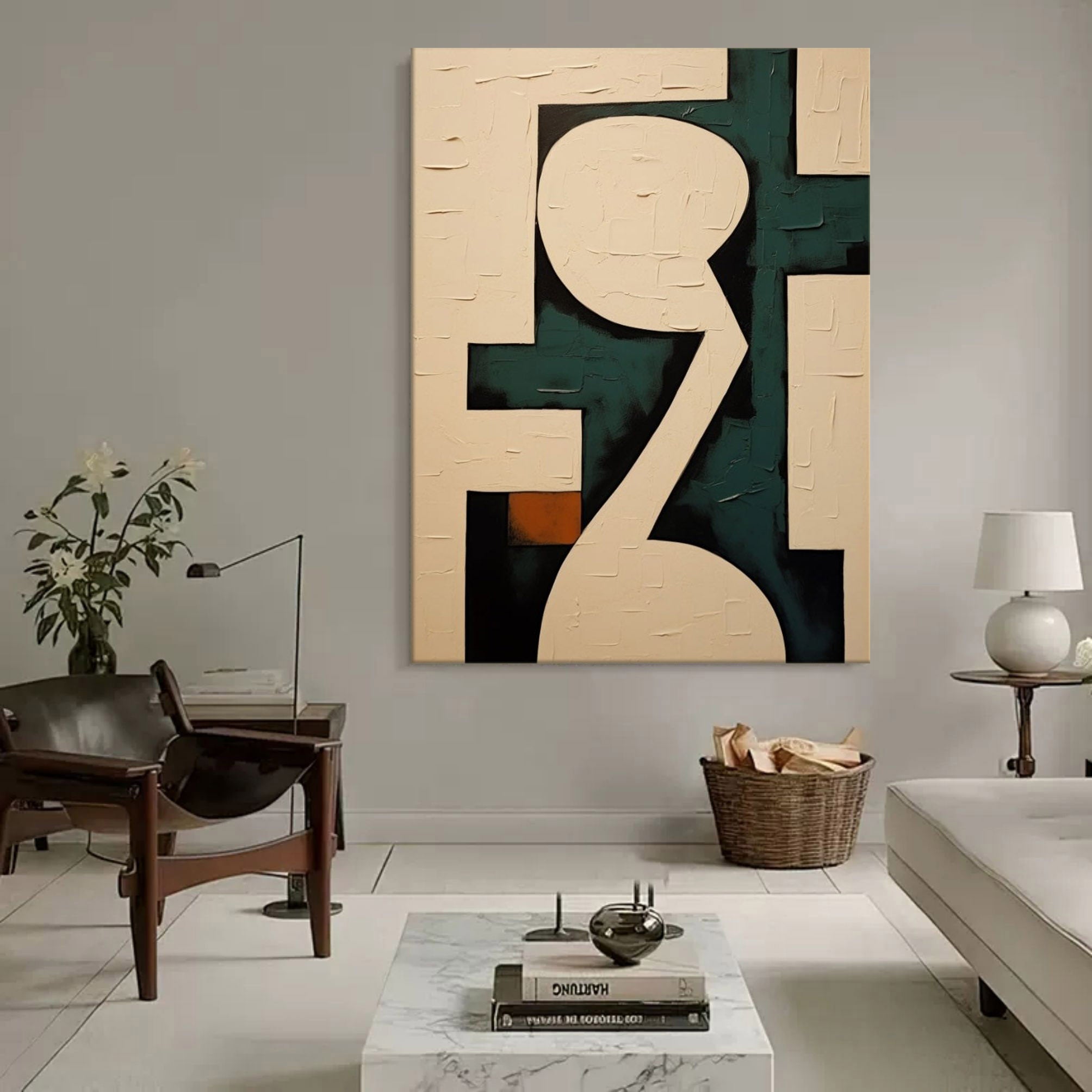 Wall Art Wabi-Sabi Minimalist Abstract