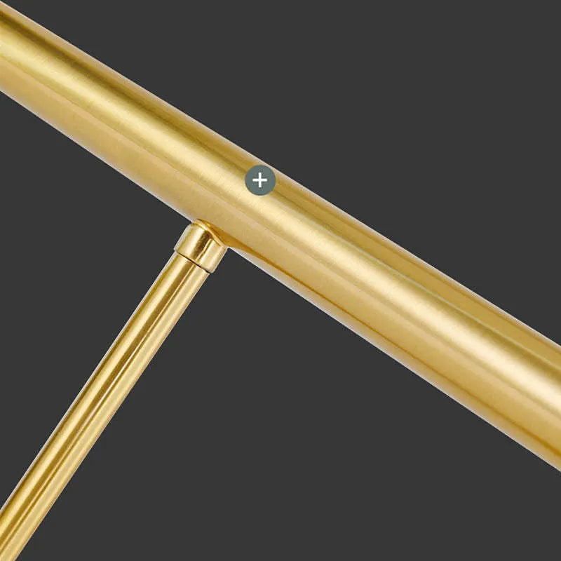 Arisha Curved & Linear Semi Flush Mount Ceiling Light, Gold - Neutralighting