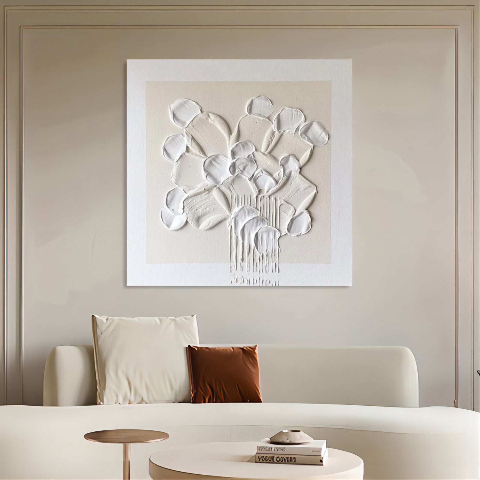 Wall Art Minimalist Impasto Abstract Elegant