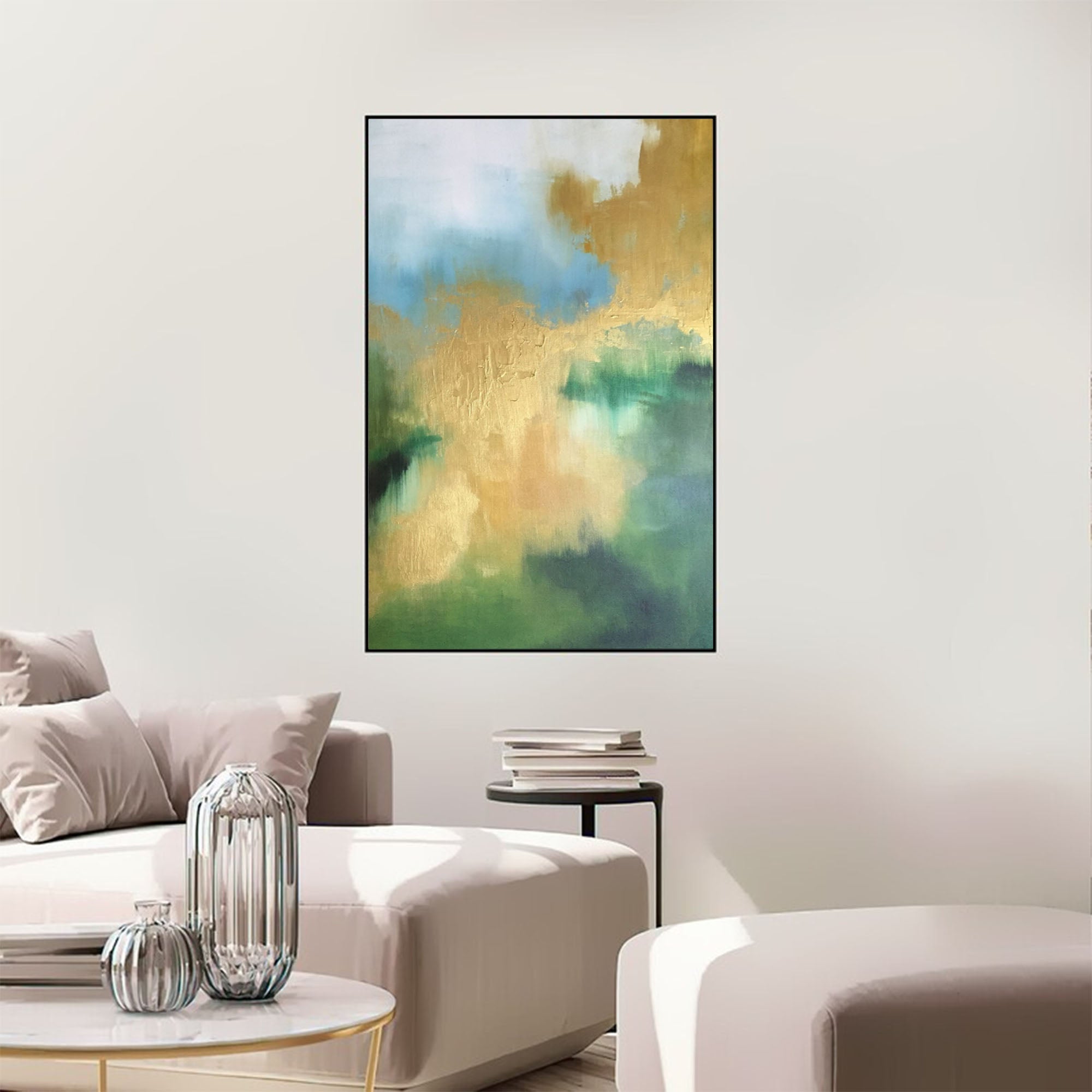 Abstract Canvas Art AB091 - Neutralighting