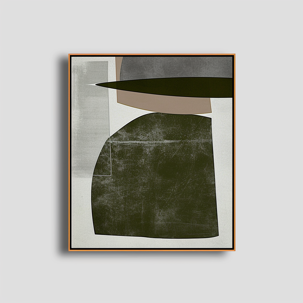 Wall Art Abstract Geometric Elegant Raw
