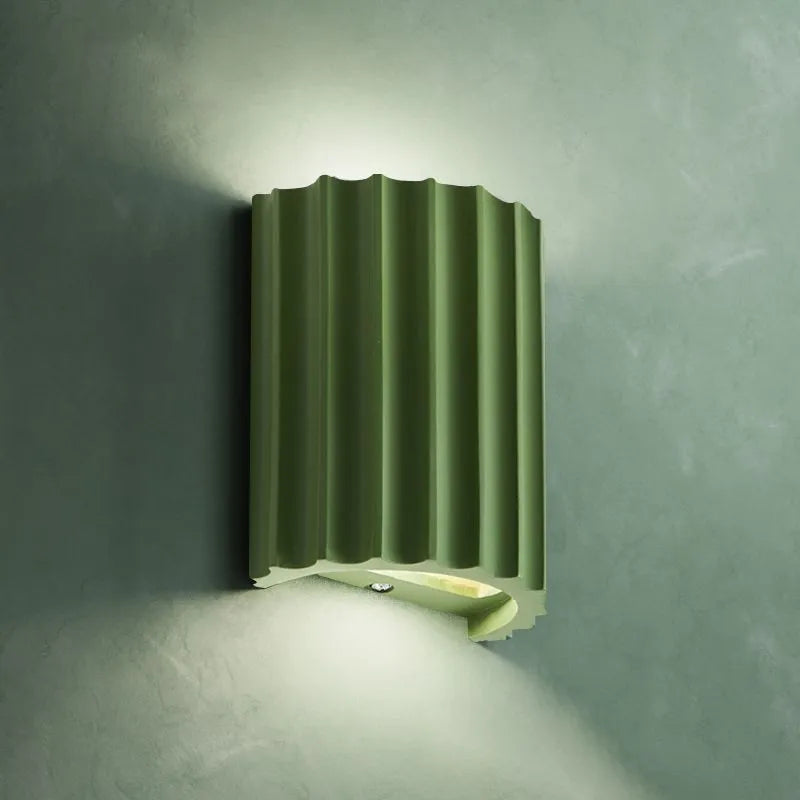 Cora Semi-cylindrical Resin Wall Lamp - Neutralighting
