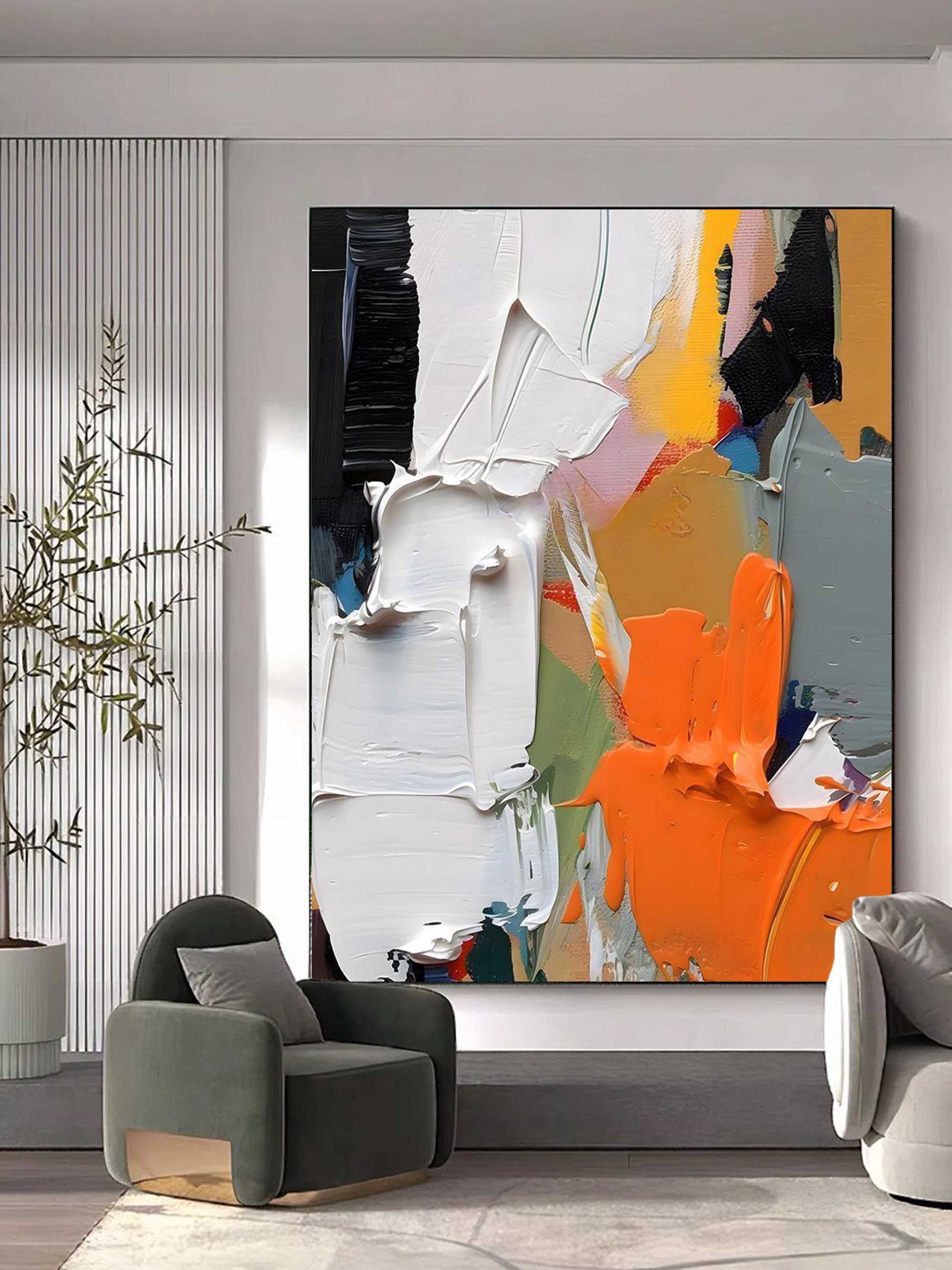 Wall Art Colorful Dynamic Dynamic Contemporary