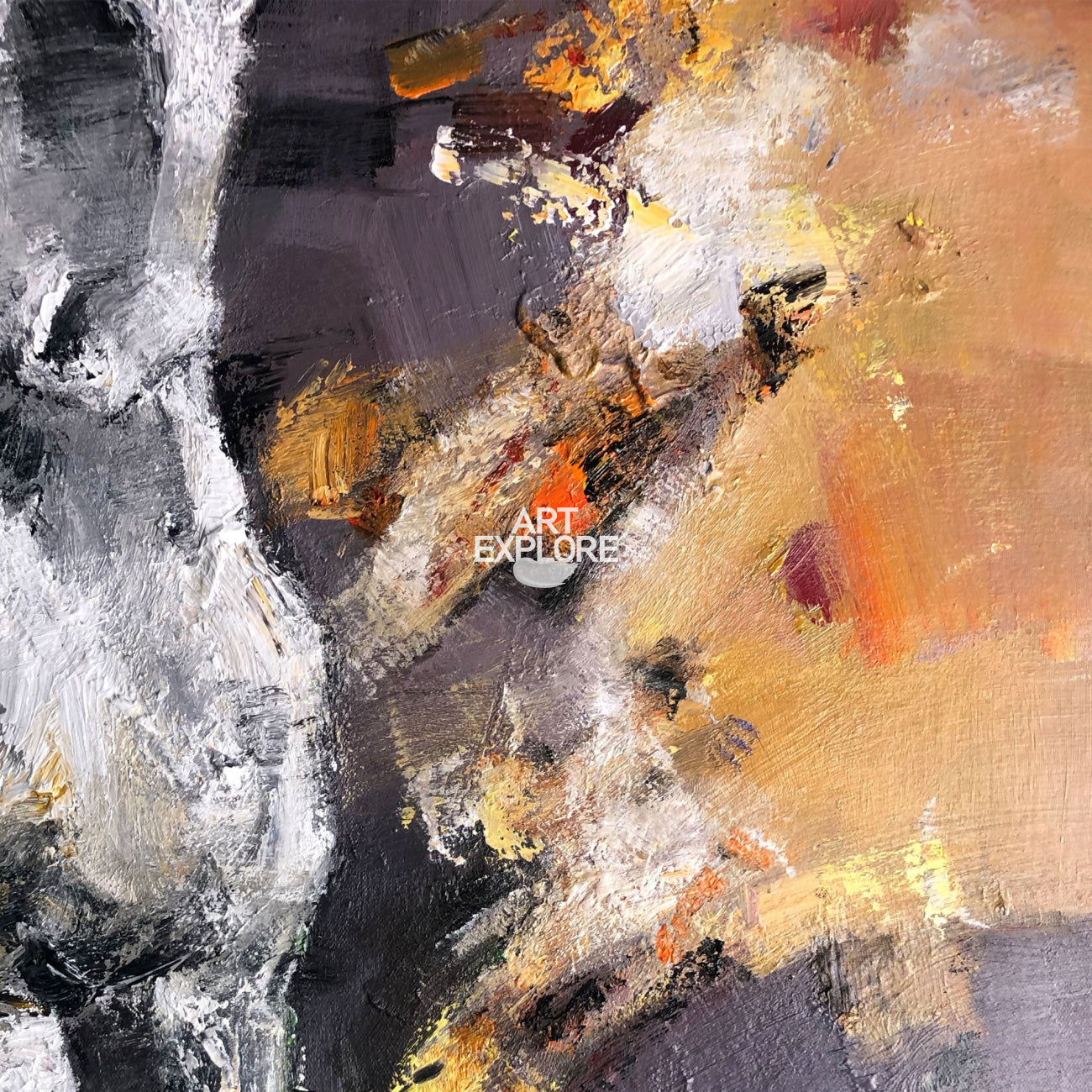 Modern Horse Abstract Painting