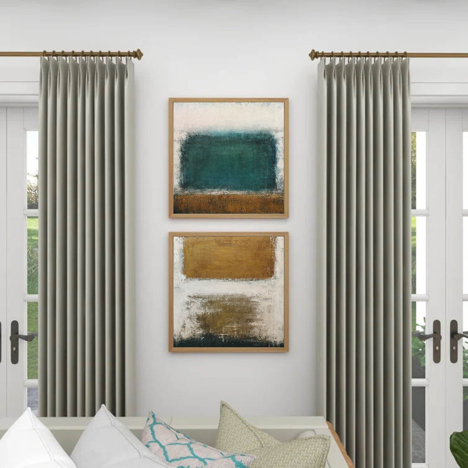 Abstract Painting Set Of 2 SP157 - Neutralighting
