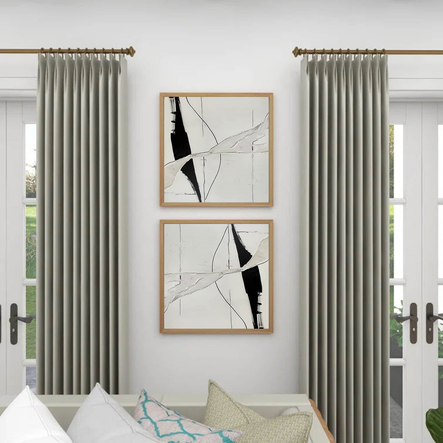 Abstract Painting Set Of 2 SP163 - Neutralighting