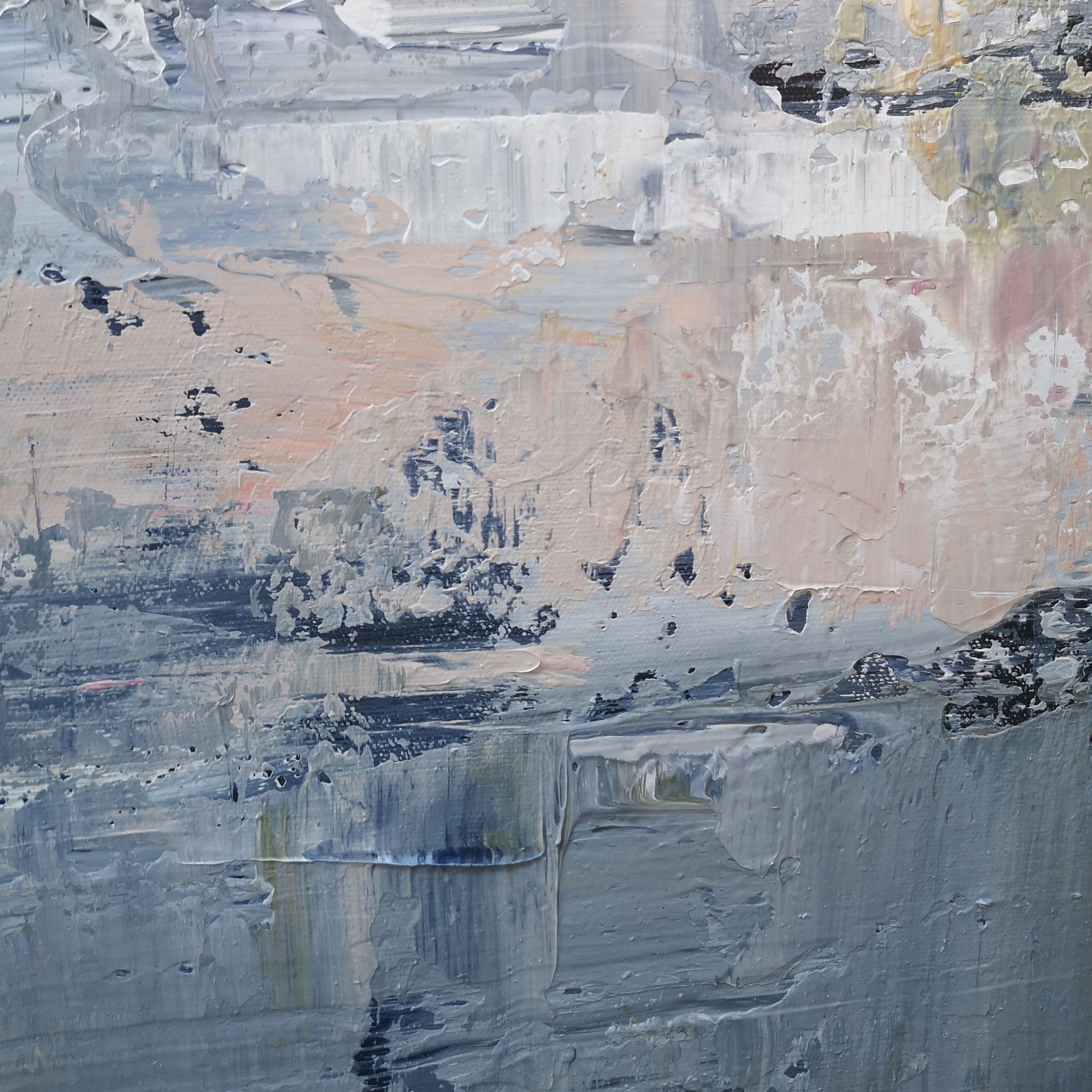 Neutral Abstract Art 48'' X 36'' IS59 - Neutralighting