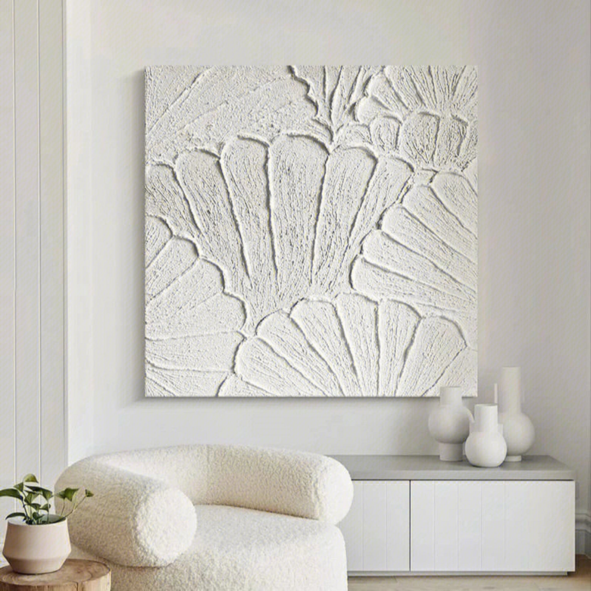 Plaster Art Texture Painting TX009 - Neutralighting