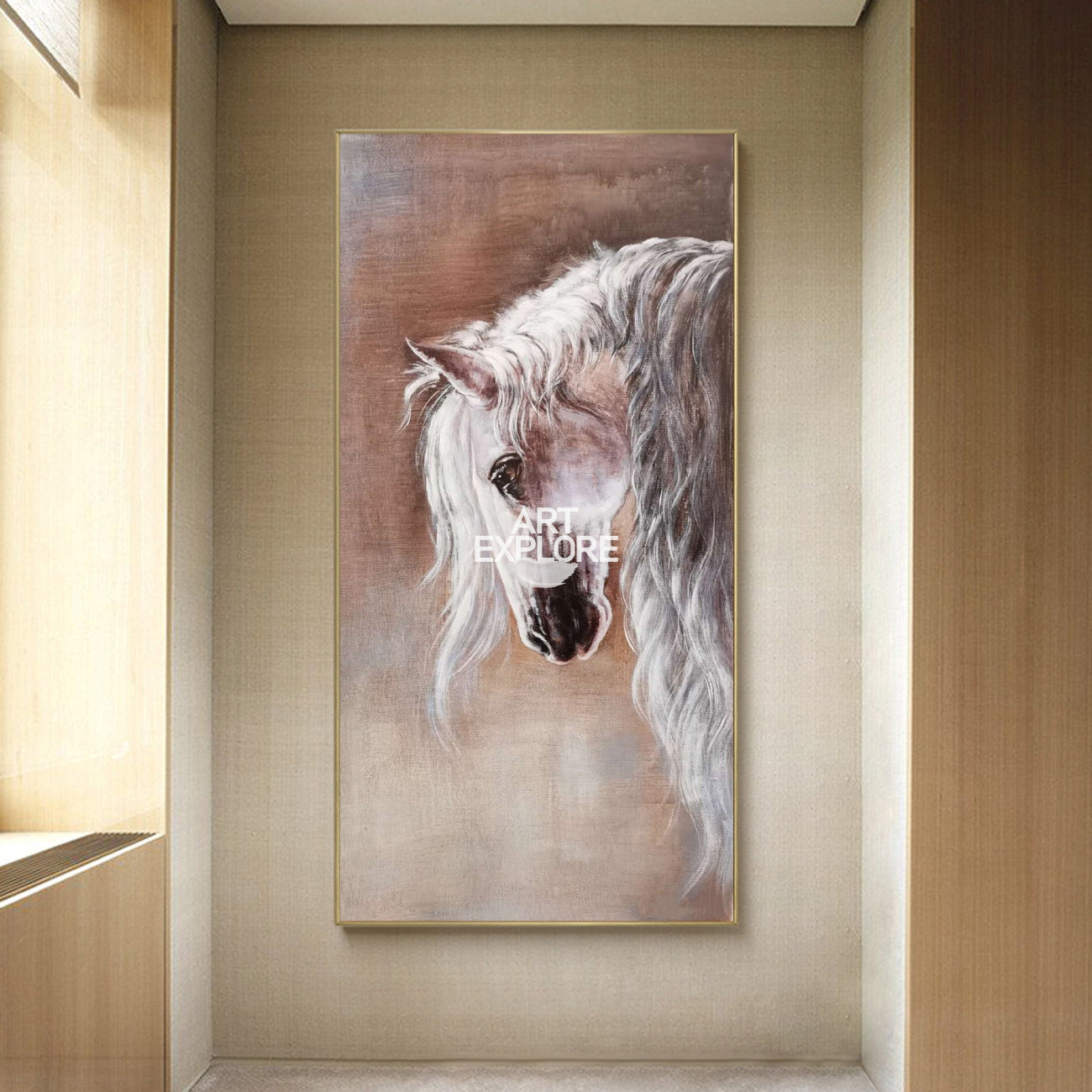 Horse Abstract Art #ANH29