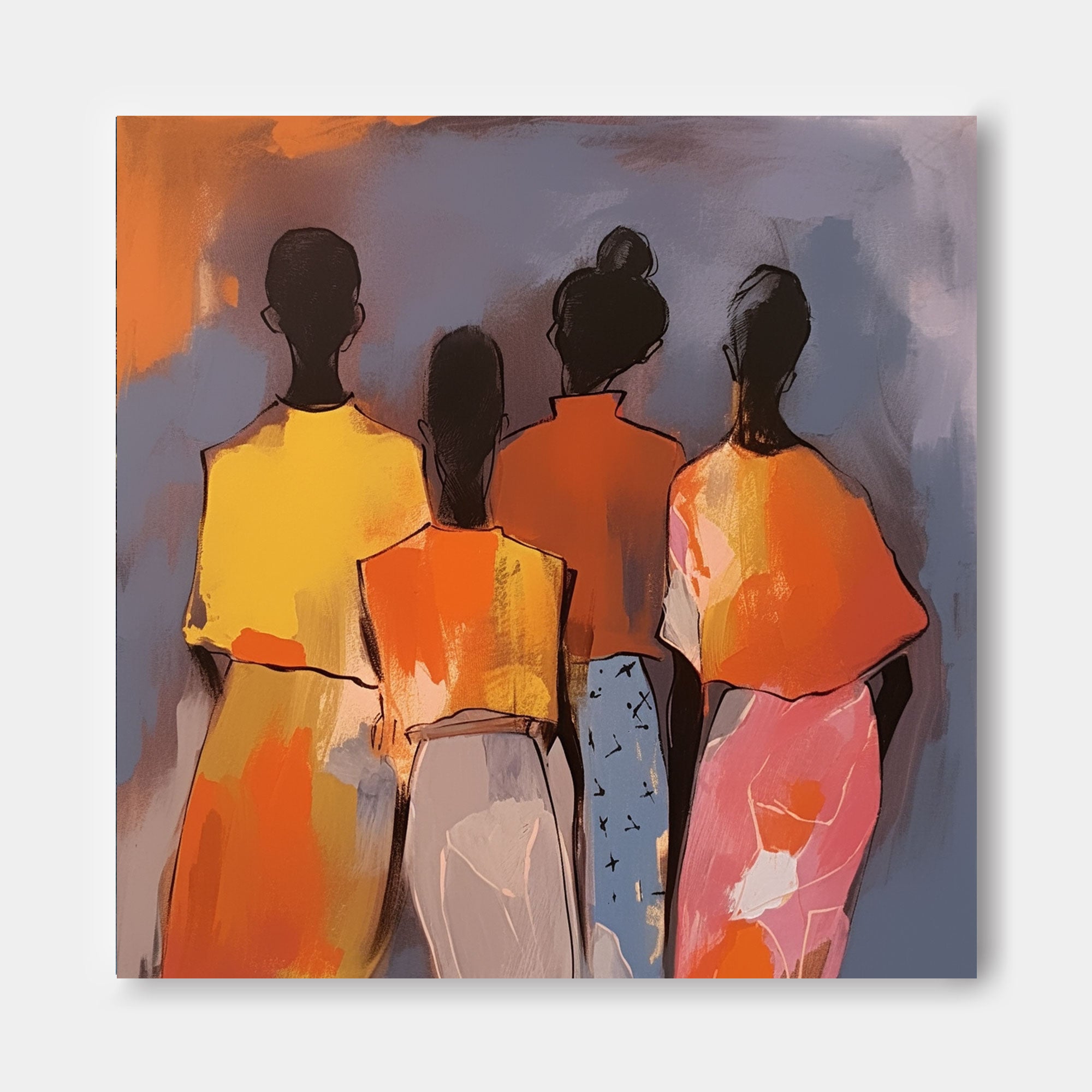 Wall Art People Modern Abstract Understated