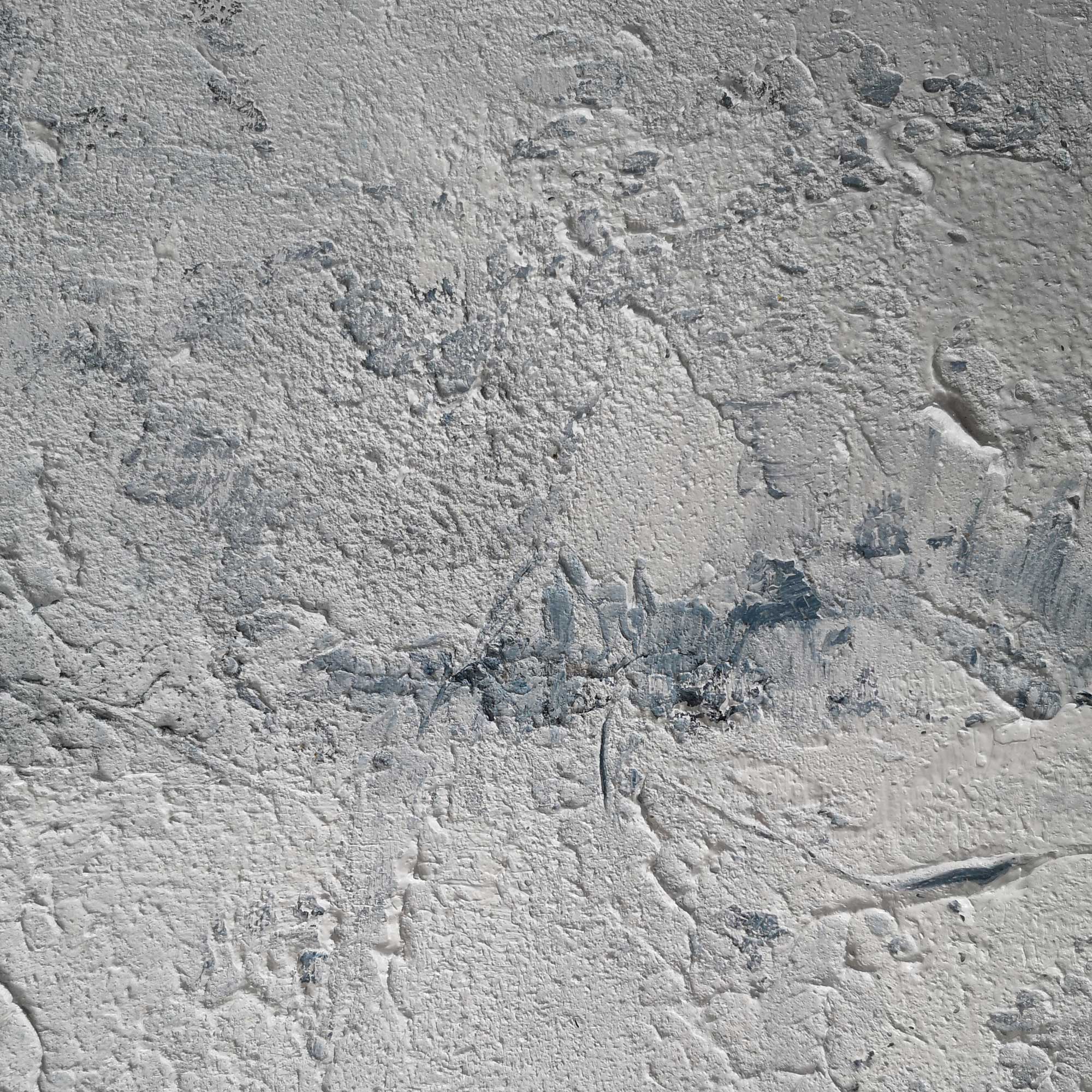 Grey Blue Abstract Textured Painting