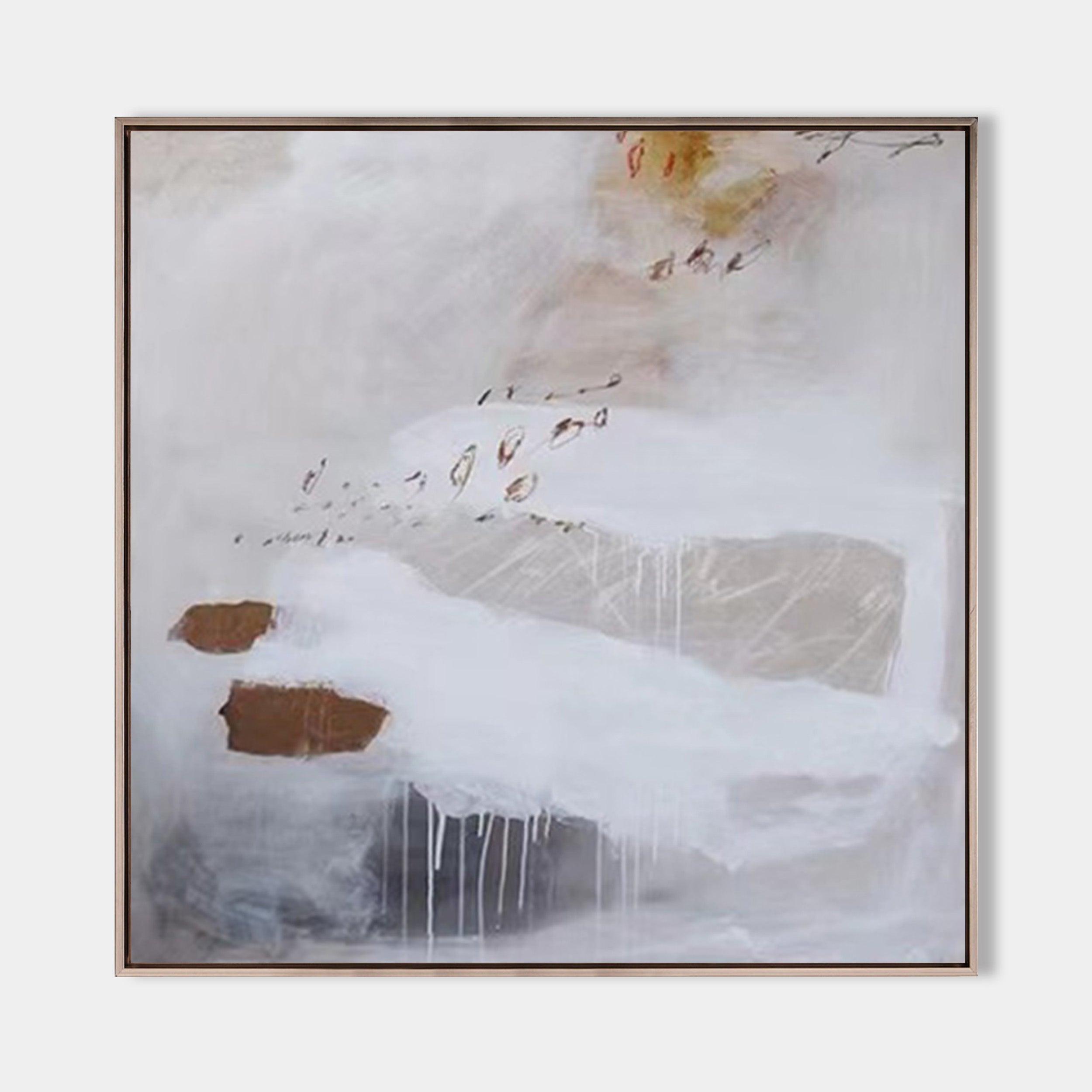 Wall Art Abstract Neutral Painting