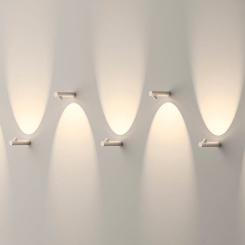 Ray Modern Waterproof Outdoor Wall Lighting, White & Black - Neutralighting