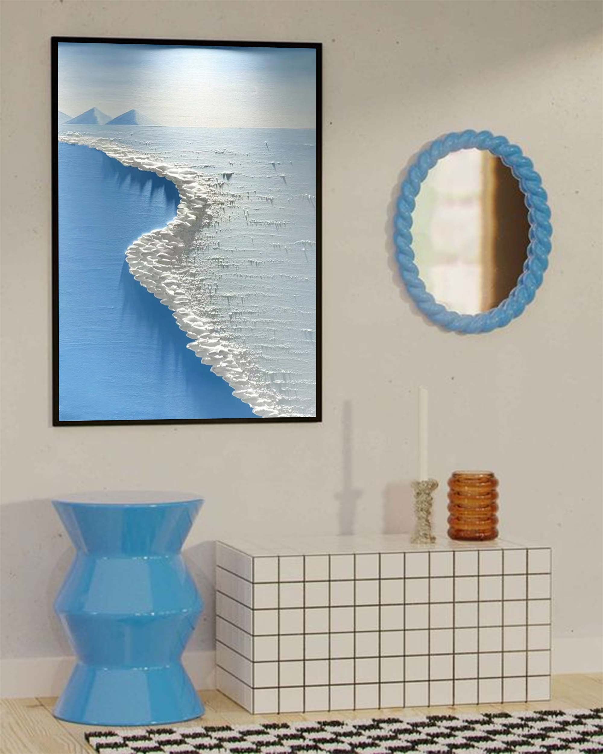 Wall Art Beach & Ocean Grand Gentle Impasto