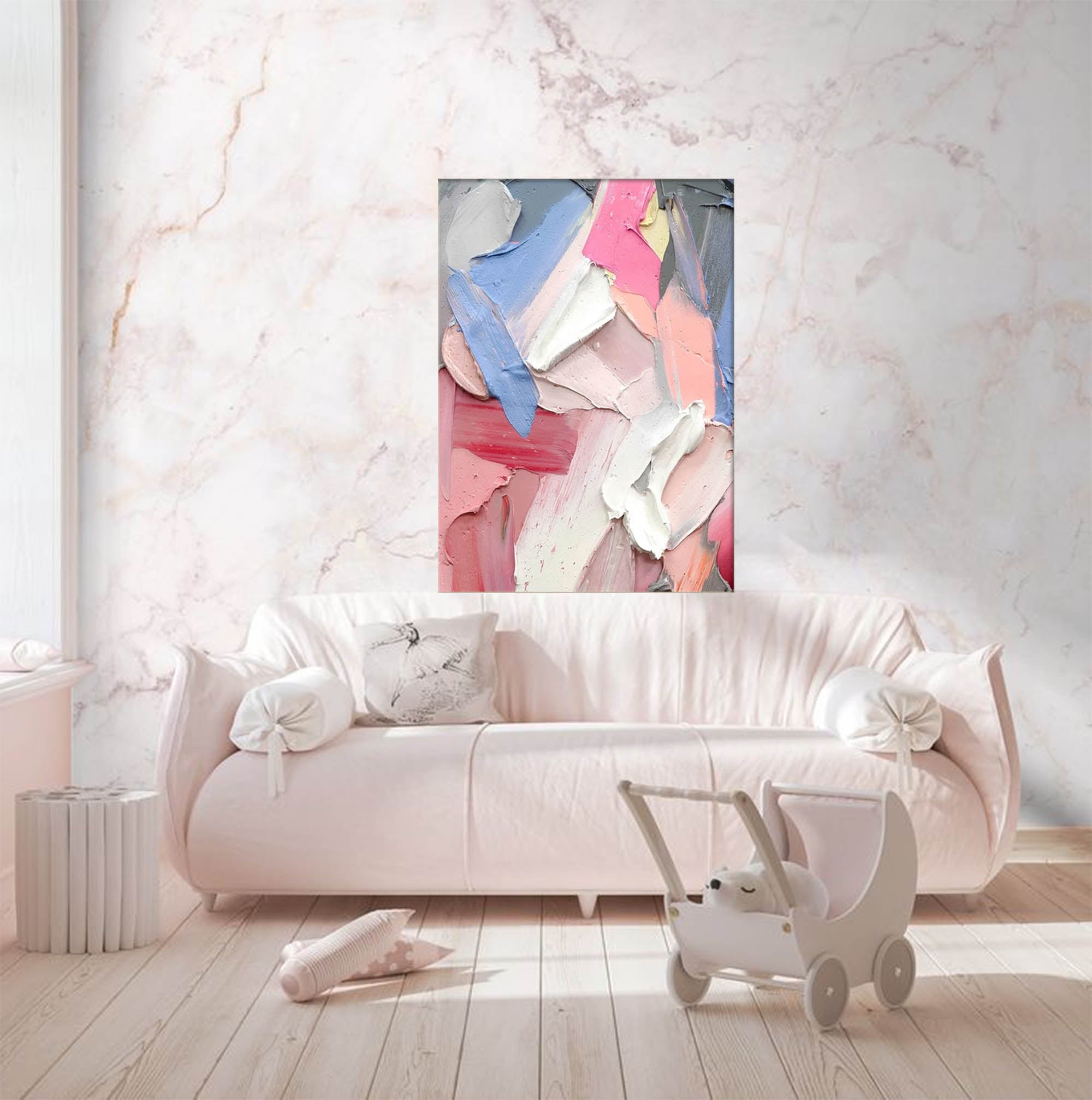 Wall Art Abstract Soft Impasto Contemporary