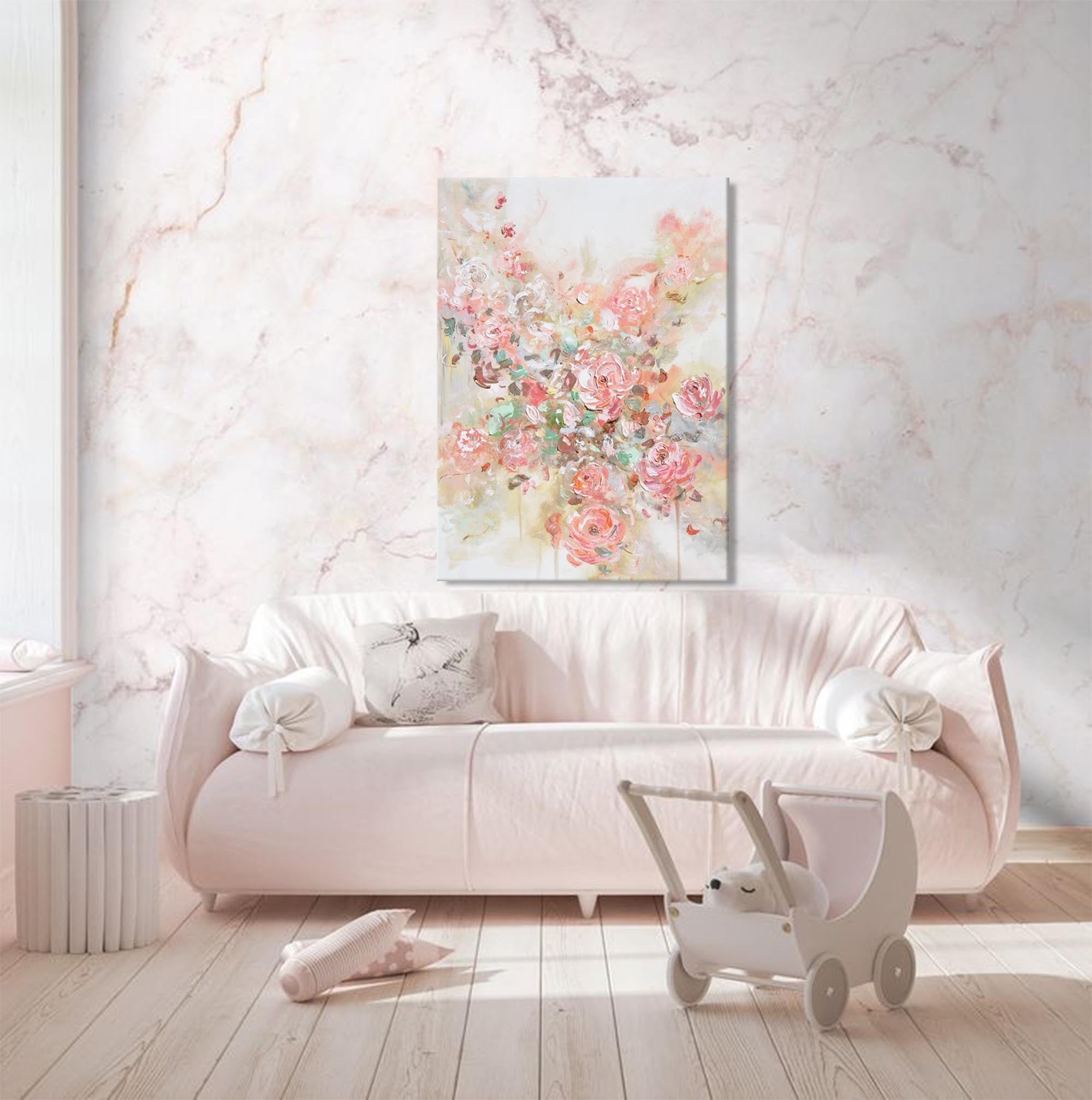Wall Art Abstract Luxury Botanical Romantic