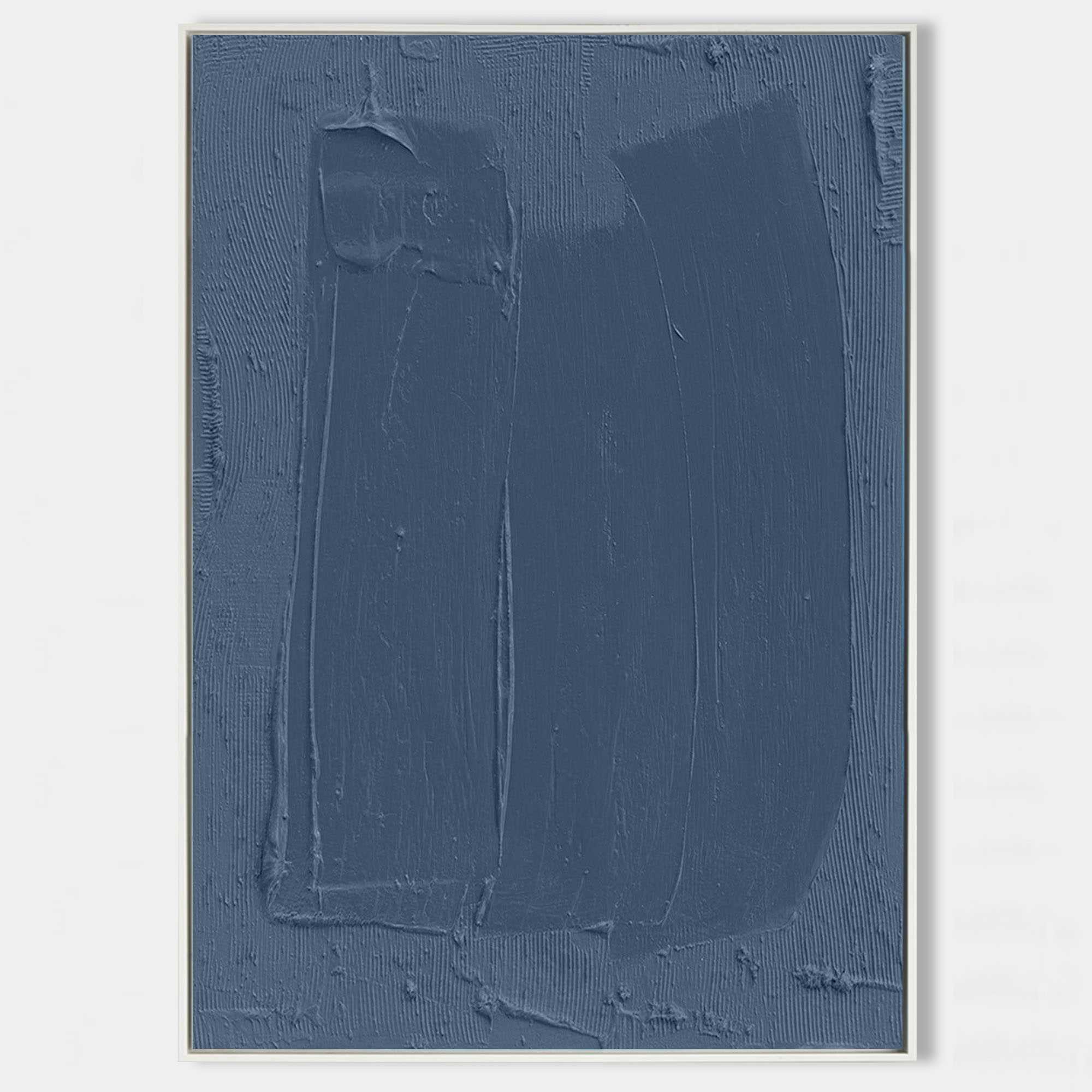 3D Blue Abstract Painting