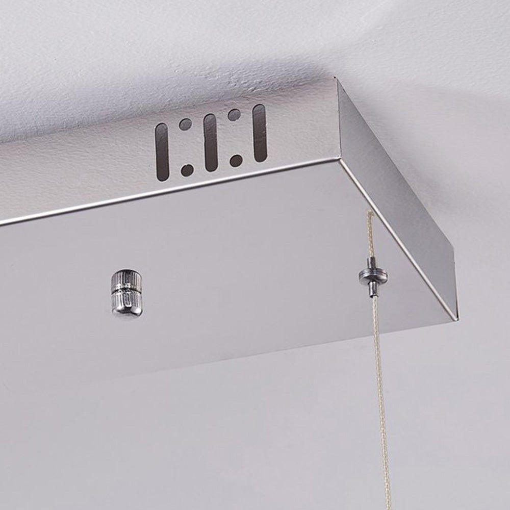 Kristy Luxury Wave Crystal/Metal Pendant Light, Silver/Gold - Neutralighting