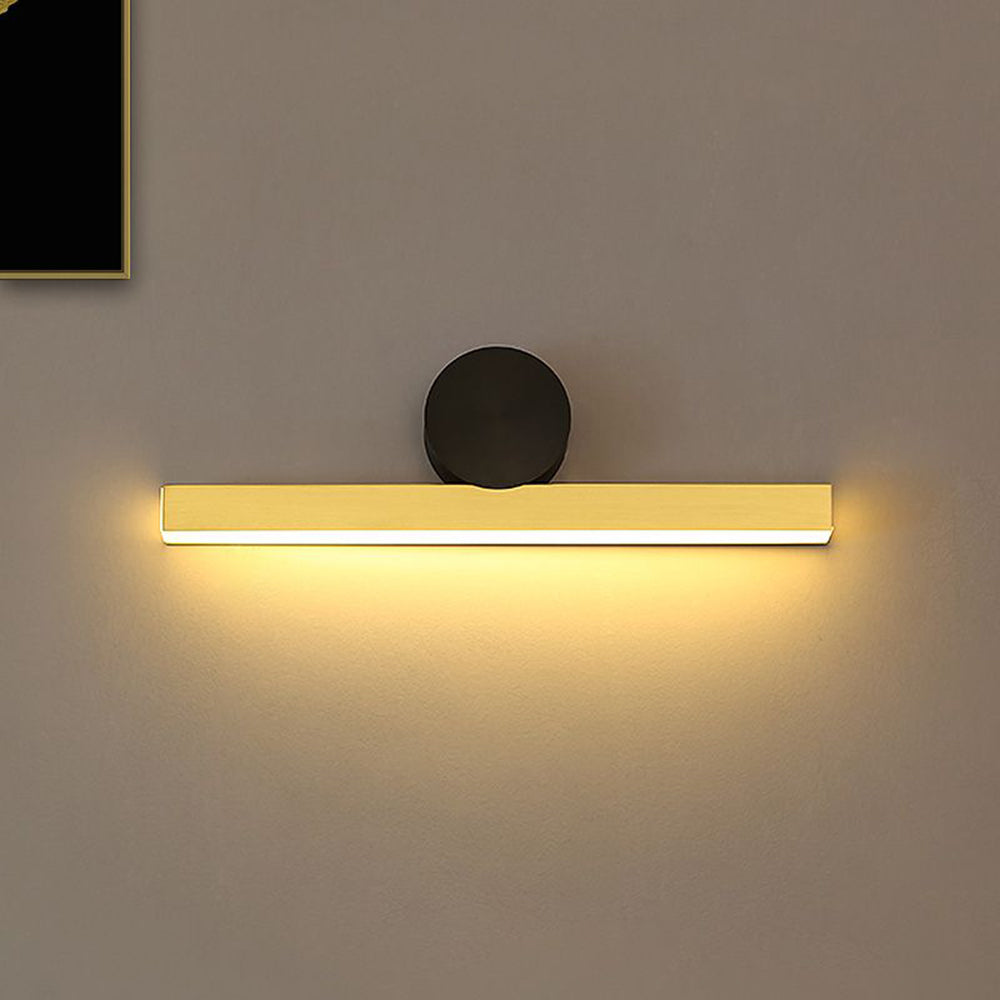 Arisha Modern Geometric Metal Wall Lamp, Black & Gold, Bedroom - Neutralighting
