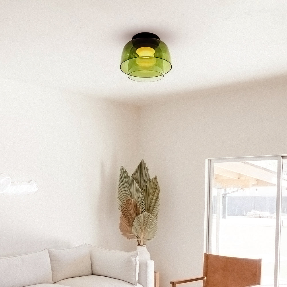 Aria Modern Simple Creative Glass Flush Mount Ceiling Light - Neutralighting