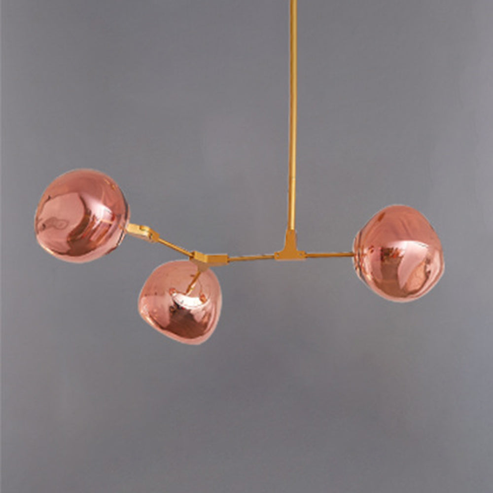 Arisha Modern Globe Lava 3 Pendant Light Fixture - Neutralighting