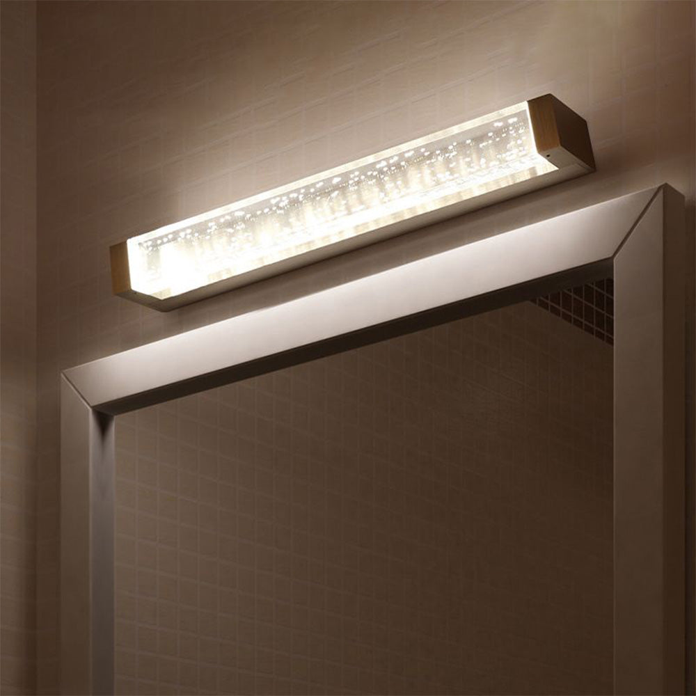 Arisha Transparent Rectangular Mirror Front Vanity LED Wall Lamp, Bathroom - Neutralighting