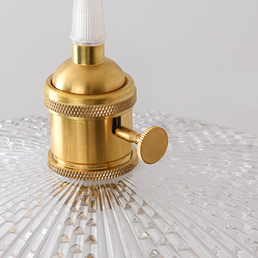 Valentina Art Deco Blown Brass & Glass Pendant Light, 7 Styles - Neutralighting