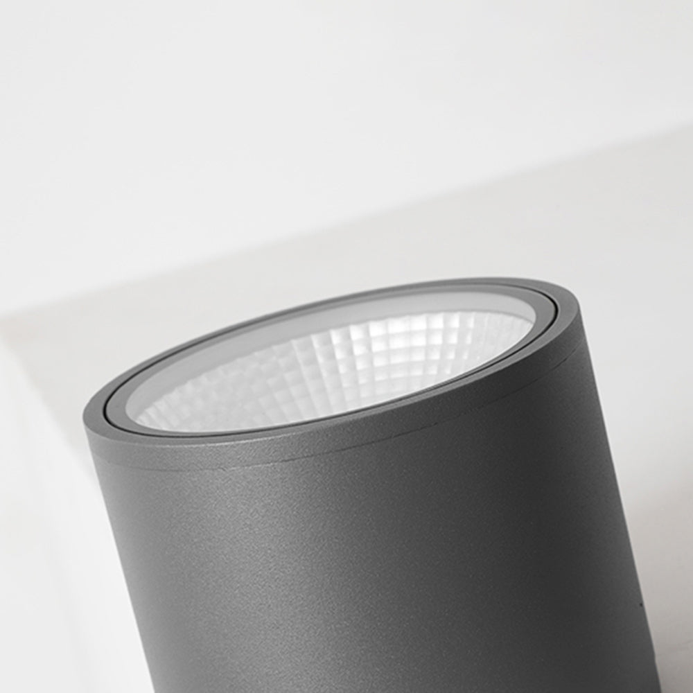 Ray Modern Black Cylindrical Flush Mount Ceiling Light Spotlight - Neutralighting