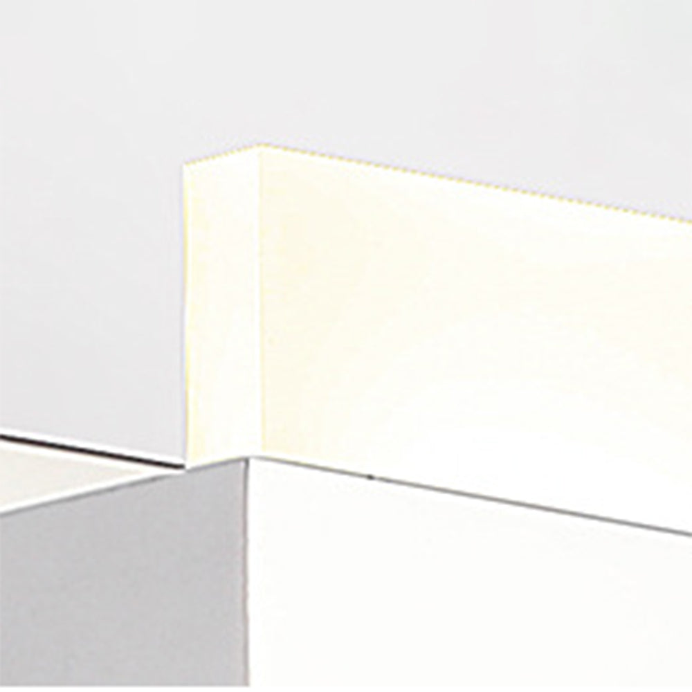 Arisha Modern Square Metal/Acrylic Wall Lamp, Silver, Bathroom - Neutralighting