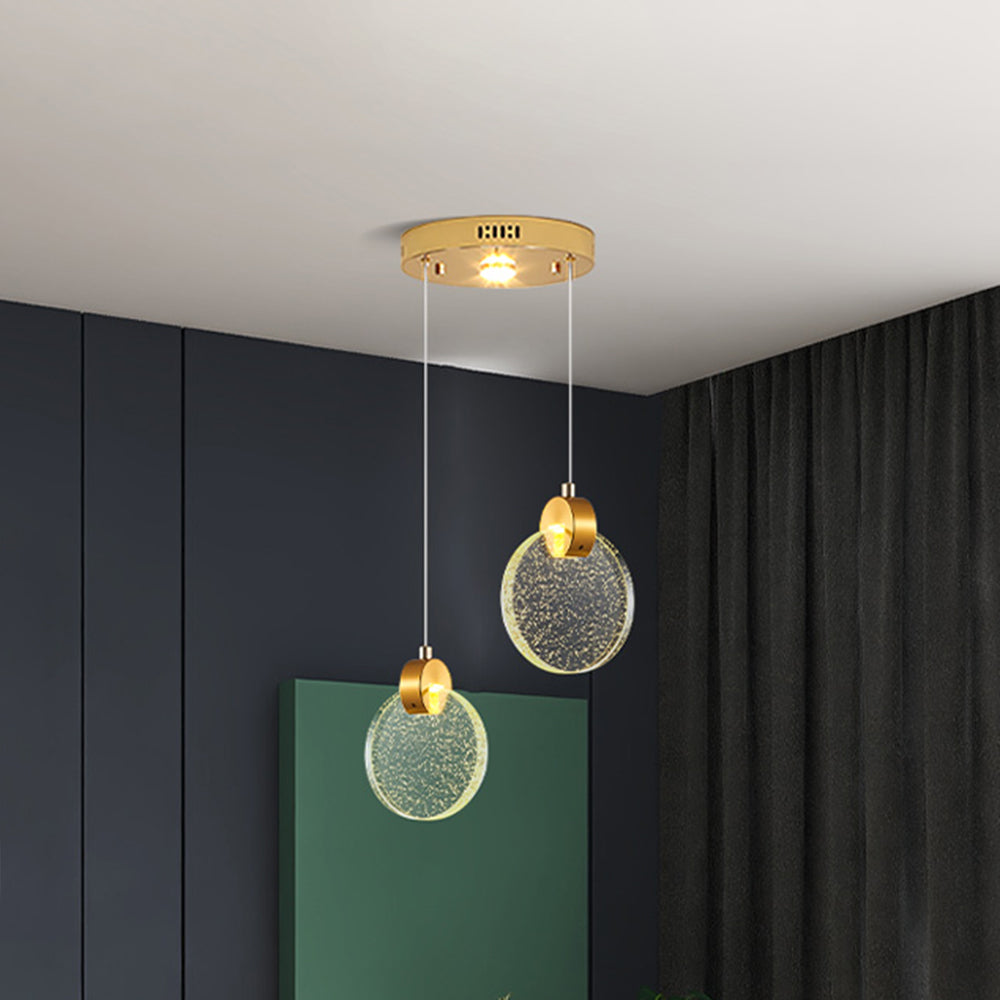 Kristy Luxury Circular Ripple Round Crystal Golden Chandelier - Neutralighting