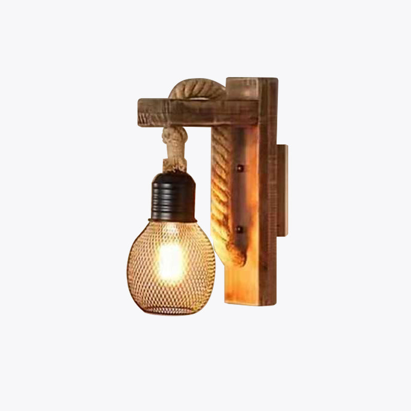 Silva Solid Wood Wall Lamp for Hallway & Living Room - Neutralighting